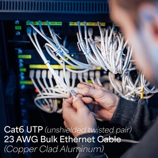 Foto 3 | Cable Ethernet Vivo Cable-v006w Cat6, 500 Pies, Blanco - Venta Internacional.