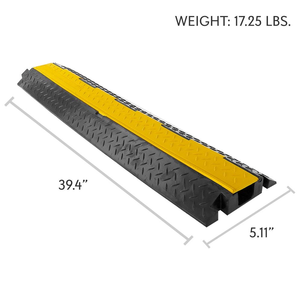 Foto 6 | Cubierta De Rampa Protectora Para Cables Pyle Pcblco102, Capacidad De 5000 Kg - Venta Internacional.