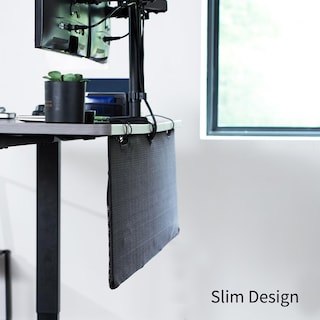 Foto 7 | Faldón De Escritorio Vivo Desk-skirt-60 Para Debajo Del Escritorio, Privacidad, Negro, 60 Cm - Venta Internacional.