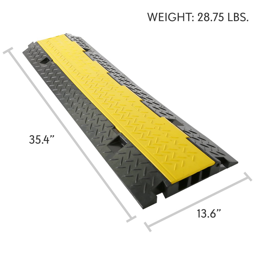 Foto 7 | Cubierta Protectora Para Rampa De Cable Pyle Pcblco105, 15,6 Kg, 3 Canales - Venta Internacional.