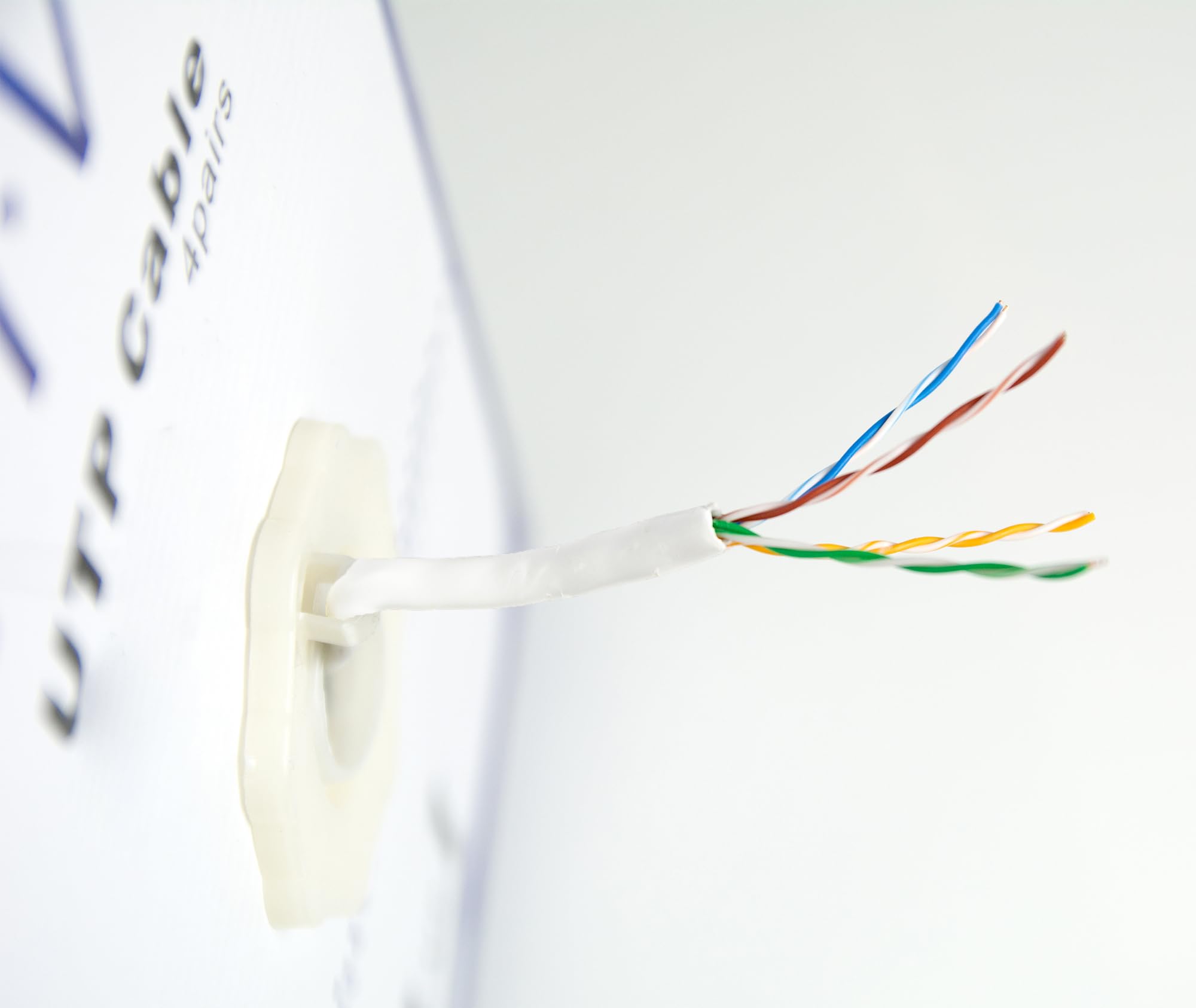 Foto 2 | Cable Ethernet Vivo Cable-v016w Cat6 De 250 Pies, Blanco - Venta Internacional.