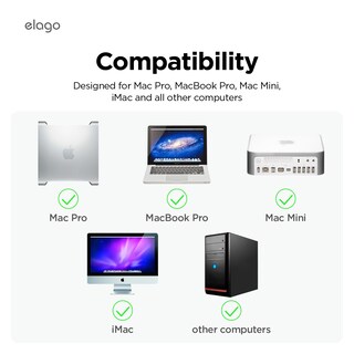 Foto 2 | Adaptador Elago Firewire 400 A 800 (negro) Para Mac - Venta Internacional.