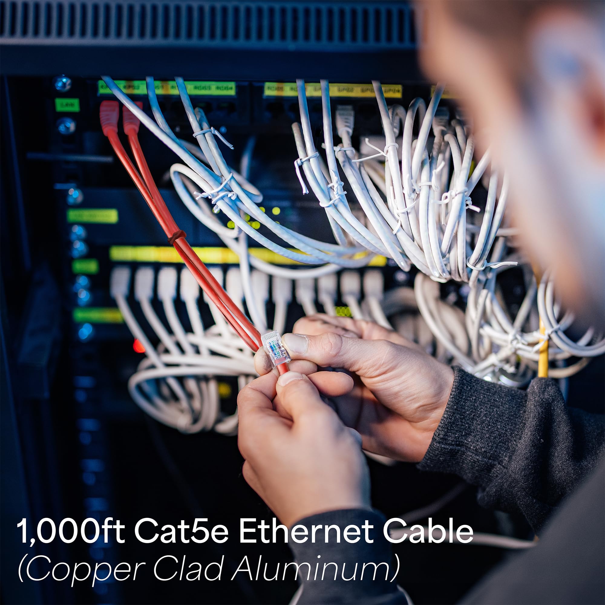 Foto 4 pulgar | Cable Ethernet Vivo Cca Cat5e 24 Awg 305 M Utp Rojo - Venta Internacional.
