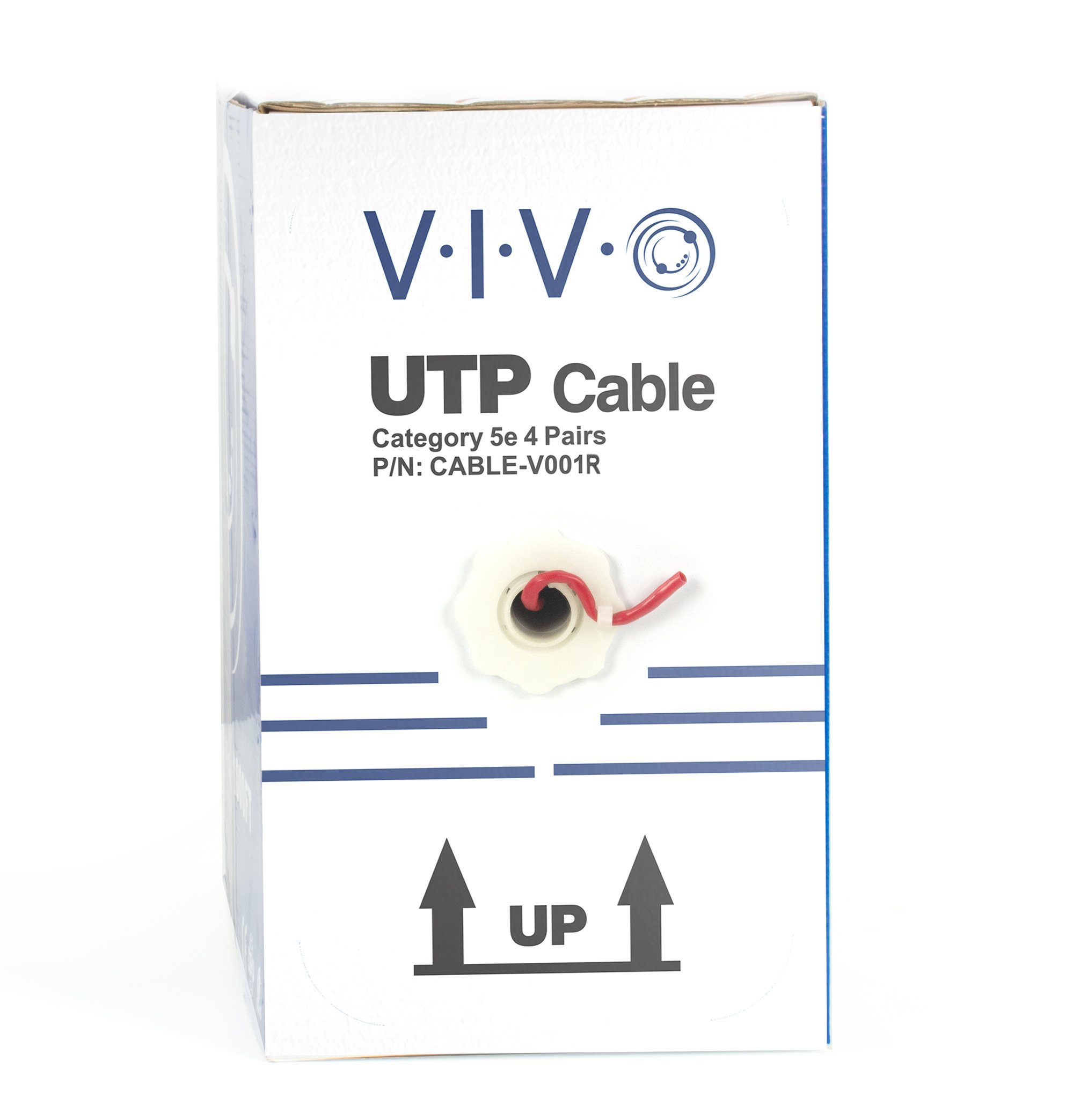 Foto 8 pulgar | Cable Ethernet Vivo Cca Cat5e 24 Awg 305 M Utp Rojo - Venta Internacional.
