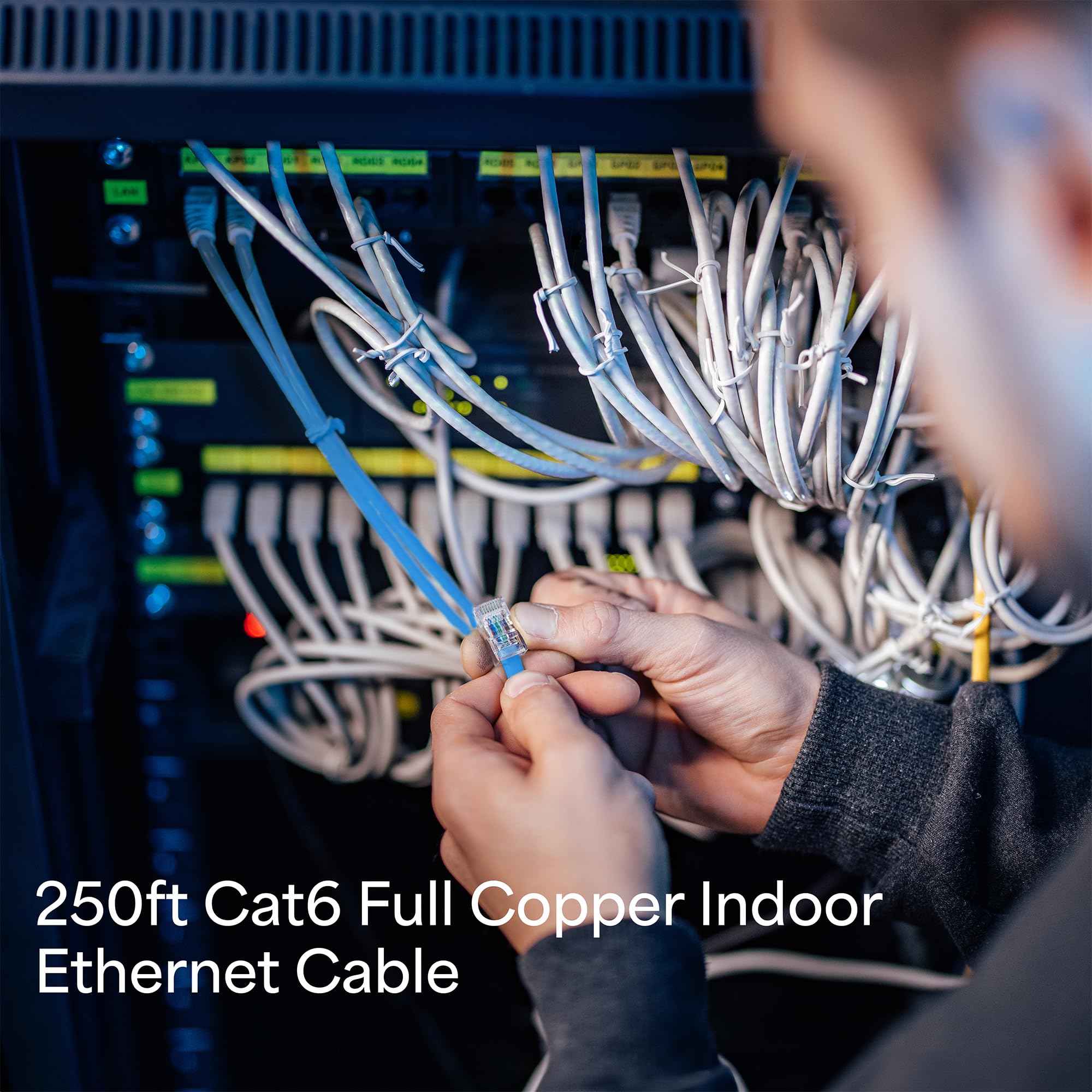 Foto 4 pulgar | Cable Ethernet Vivo Cable-v016 Cat6 De 250 Pies, Azul - Venta Internacional.