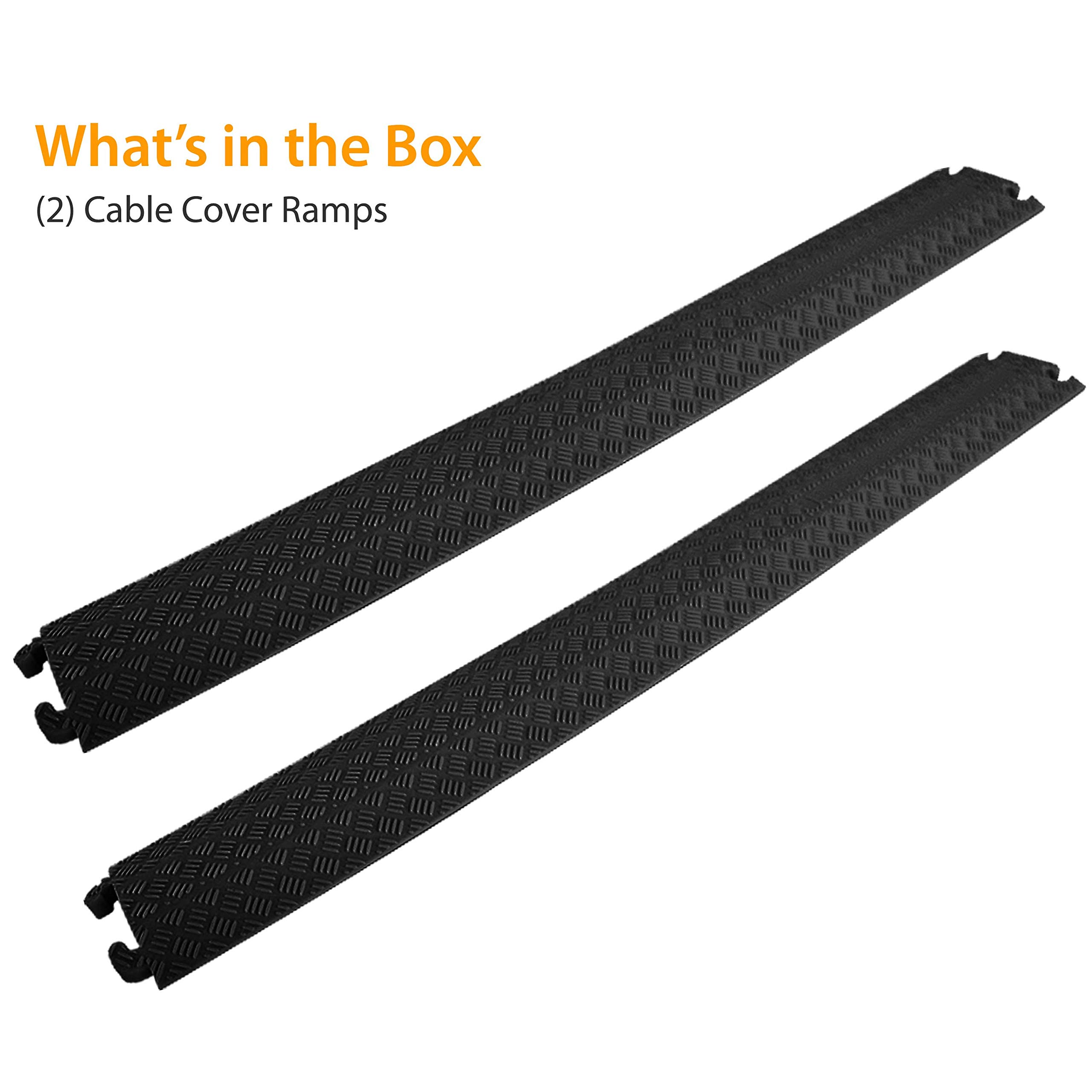 Foto 7 | Cable Protector Pyle, Cable De Suelo De Goma De 80 Pulgadas, Paquete De 2 Unidades - Venta Internacional.