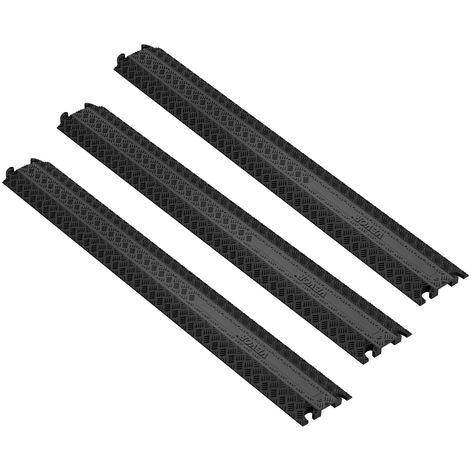 Foto 1 | Cubierta De Cable Ramp Vevor, Caucho Termoplástico, Carga 2000 Libras, 3 Unidades - Venta Internacional.