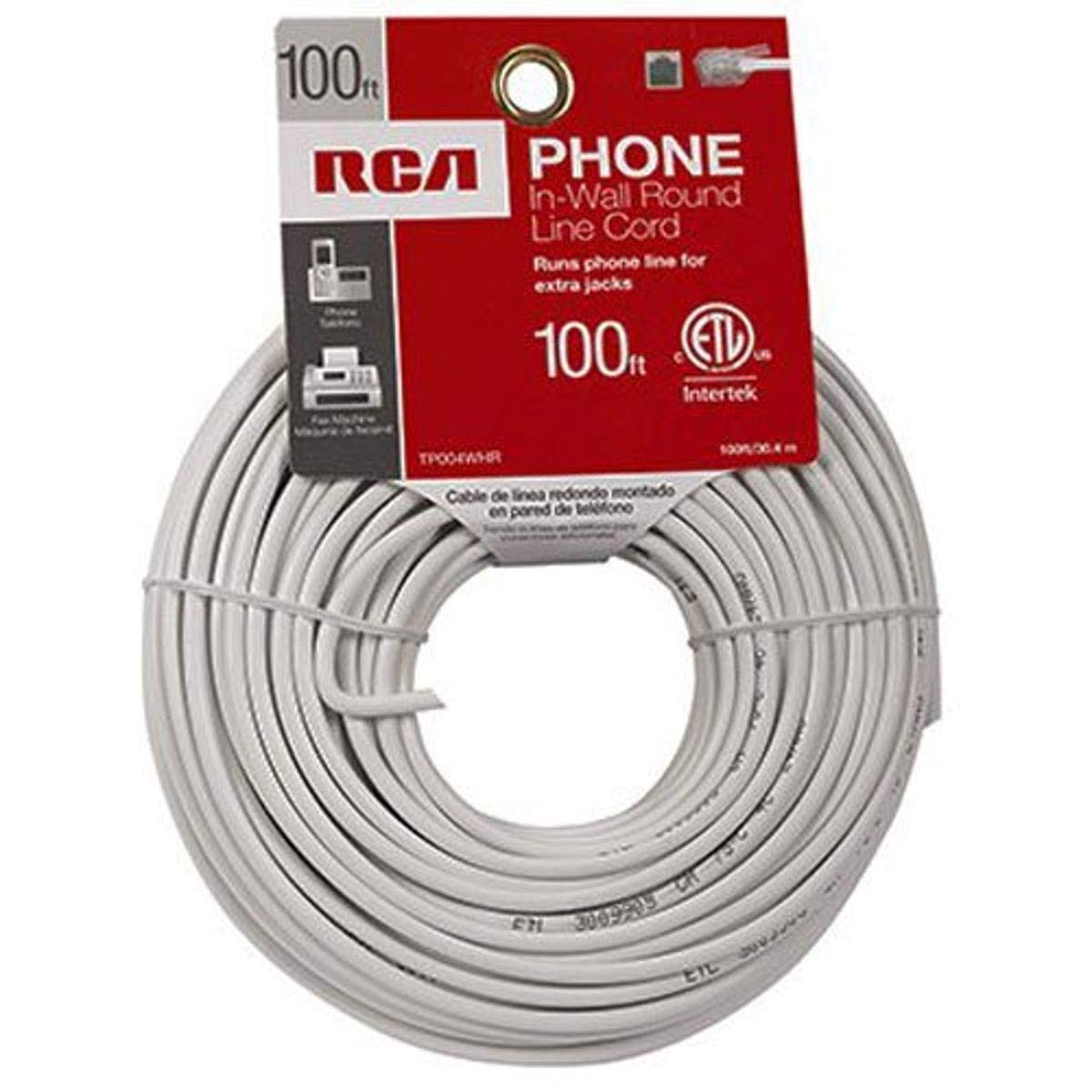 Foto 1 | Cable Electrónico Rca Audiovox Tp004whr Cable De Línea Rojo Blanco De 30 M - Venta Internacional.