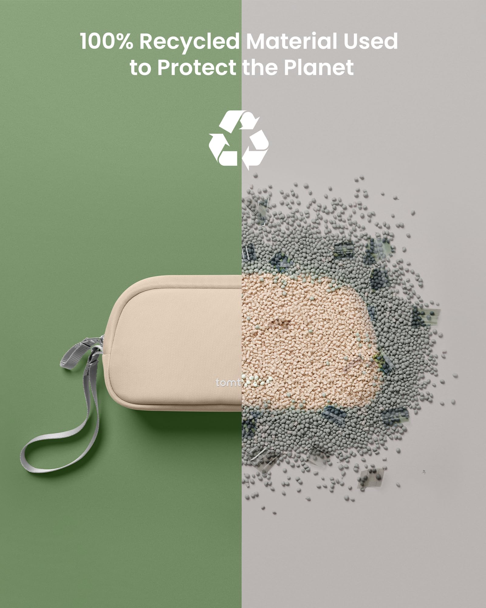 Foto 5 | Estuche De Viaje Tomtoc Electronics Organizer Resistente Al Agua - Venta Internacional.