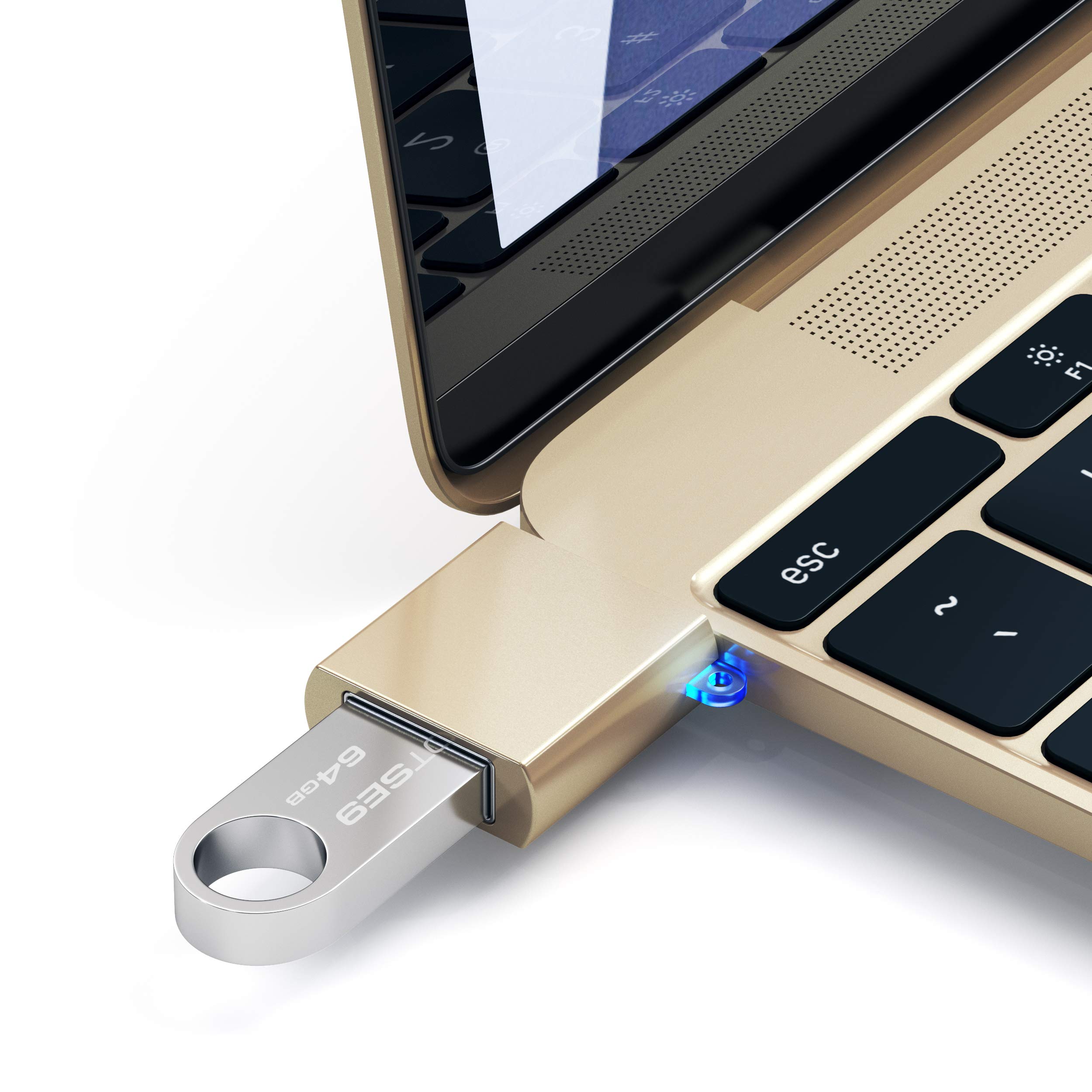 Foto 6 pulgar | Adaptador Usb-c A Usb-a Satechi Usbc Macho A Usba 3.0 Hembra - Venta Internacional.