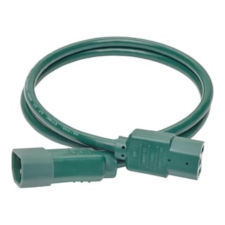 Foto 1 | Cable De Extensión De Alimentación Tripp Lite Standard, 10 A, 18 Awg, 3 Pies, Verde - Venta Internacional.