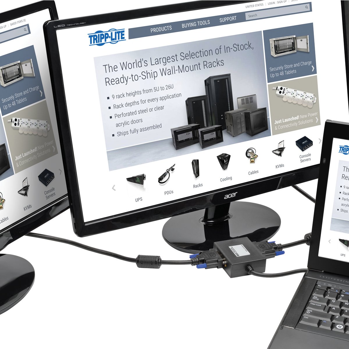 Foto 2 | Divisor Displayport A Dvi Tripp Lite B157-002-dvi 1080p - Venta Internacional.