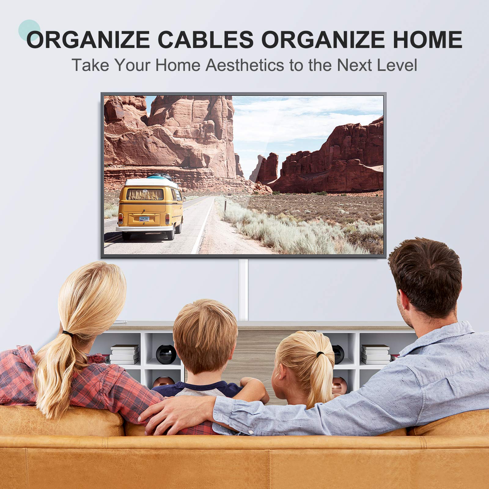 Foto 4 pulgar | Cubiertas De Cable Hider Delamu Cord Hider De 6 M Para Tv De Pared - Venta Internacional.