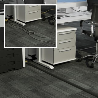 Foto 4 | Protector De Cable De Suelo D-line De 6 Pies, Negro - Venta Internacional.