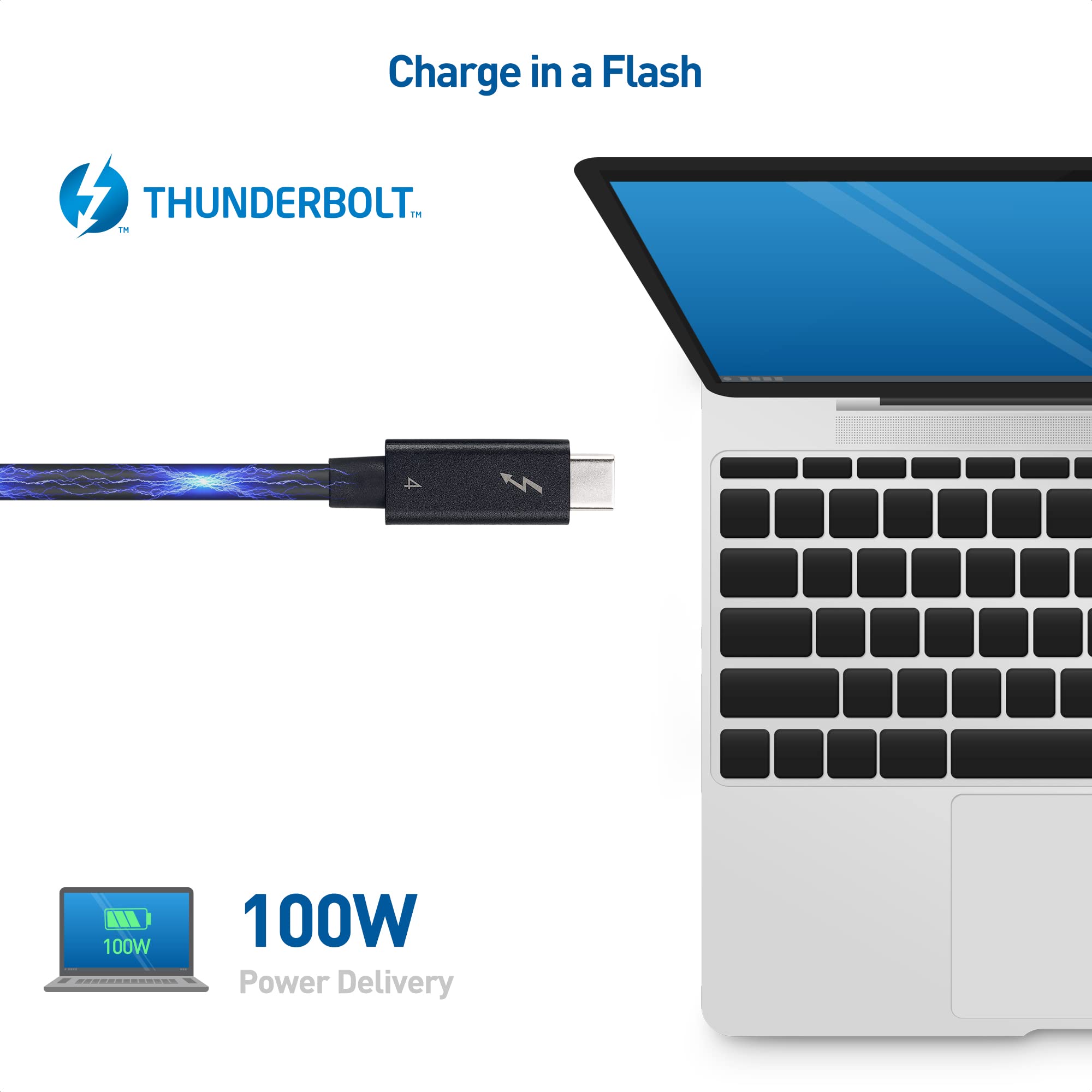 Foto 7 pulgar | Cable Thunderbolt 4 Matters De 40 Gbps, 2 M Con Carga De 100 W - Venta Internacional.