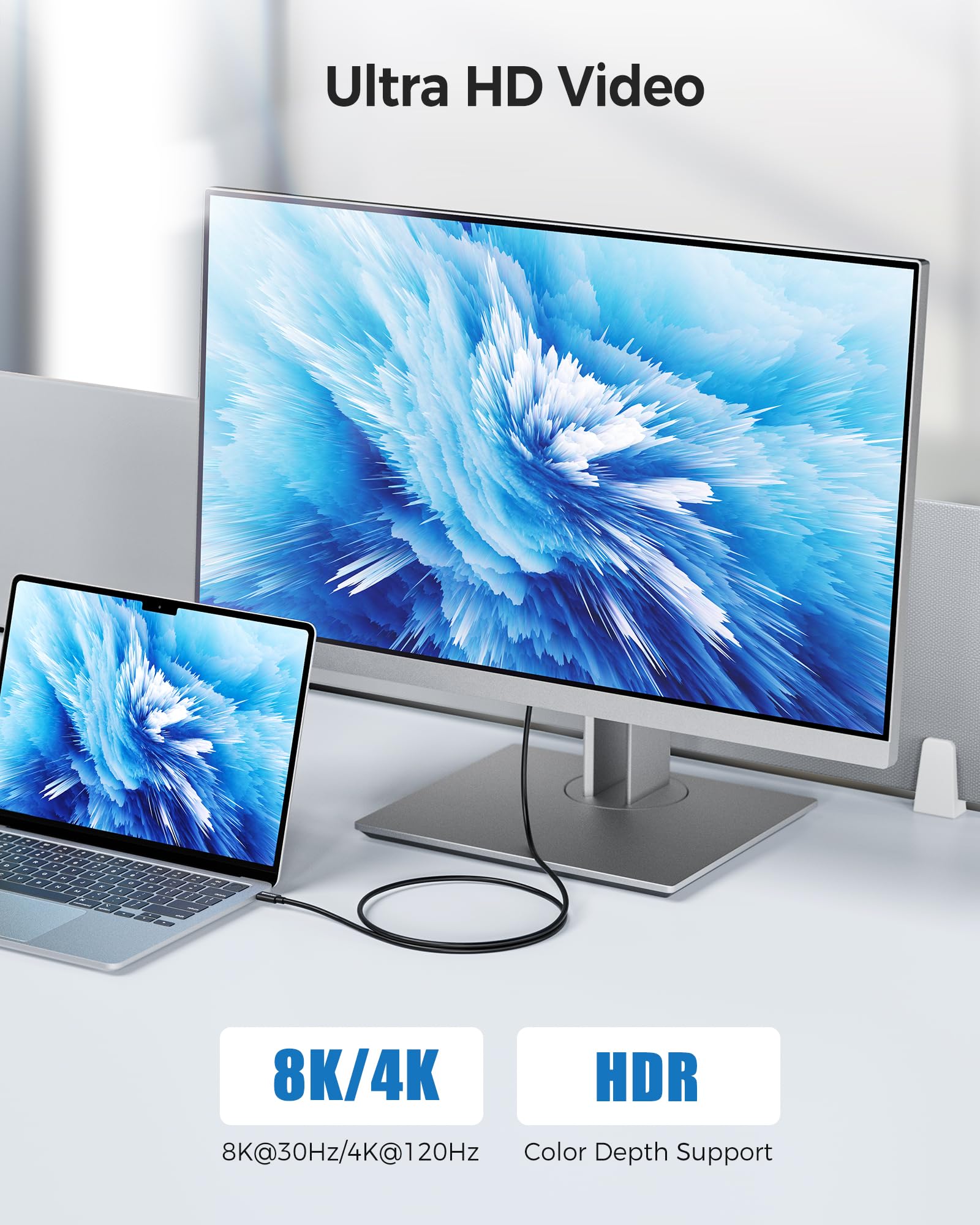 Foto 3 | Cable Thunderbolt 3 Matters Usb-c De 20 Gbps, 2 M, Negro - Venta Internacional.