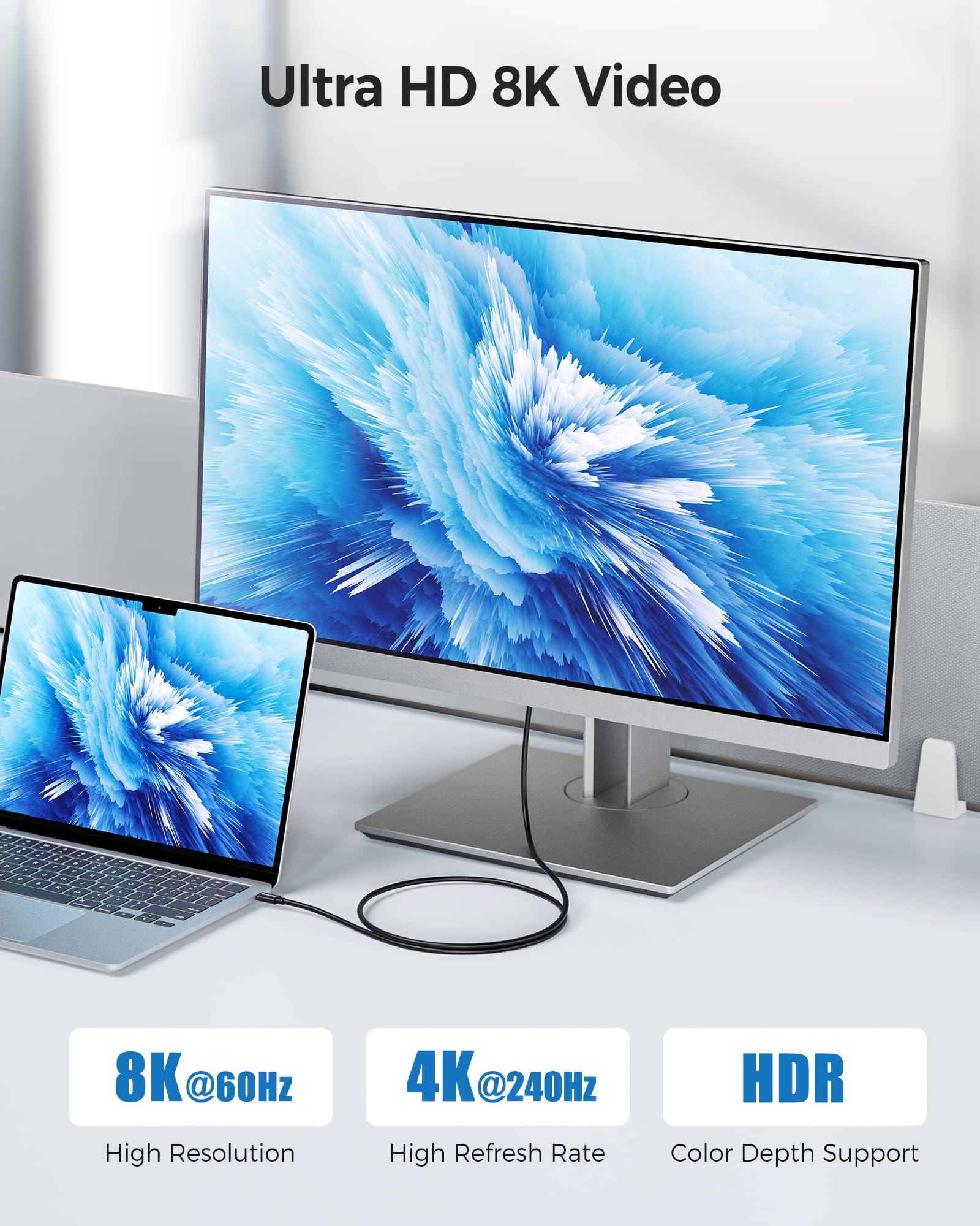 Foto 4 pulgar | Cable Thunderbolt 4 Matters De 0,3 M/1 Pie, Certificado Por Intel - Venta Internacional.