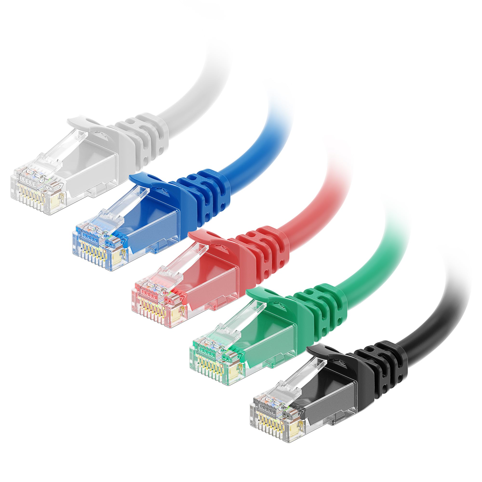 Foto 1 | Cable Ethernet Matters Cat6, 10 Gbps, 1,5 M, Combinación De 5 Colores - Venta Internacional.