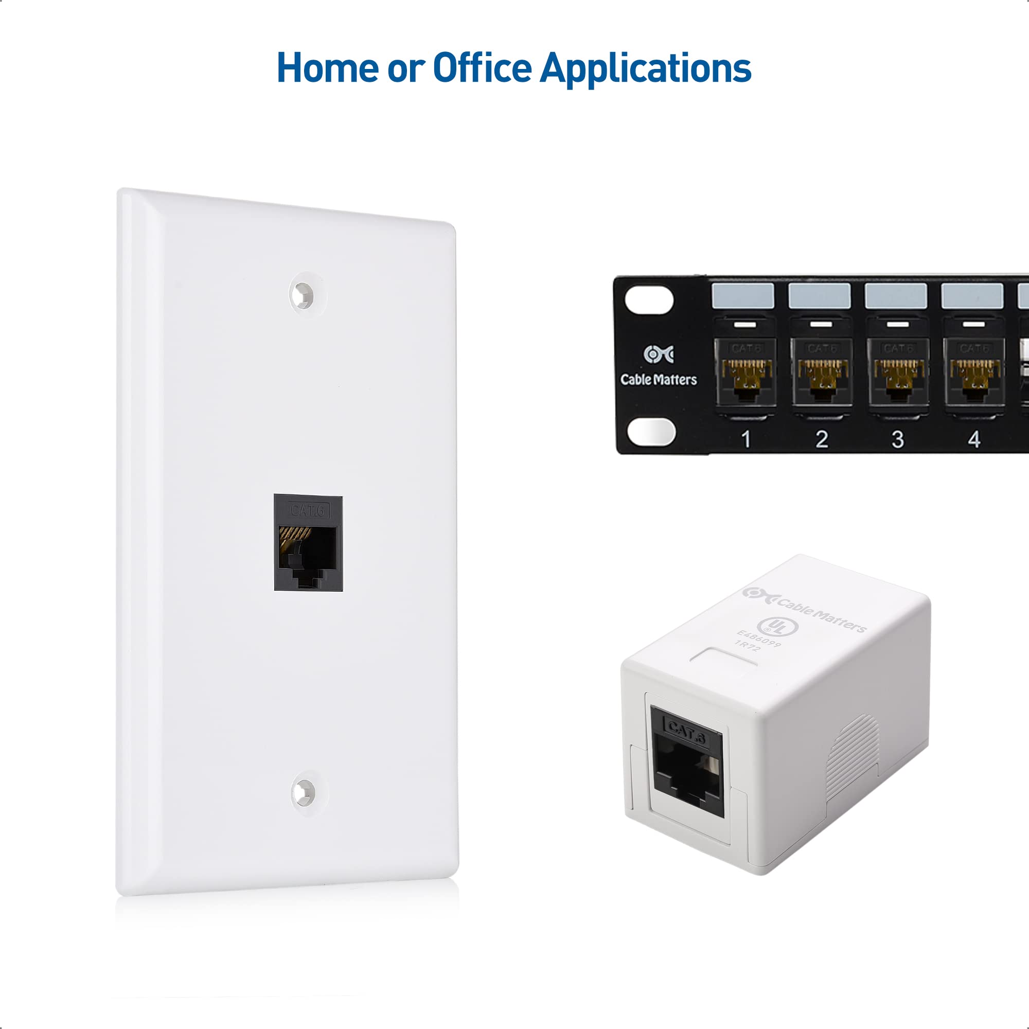 Foto 6 pulgar | Cable Keystone Jack Matters Cat6 De 10 Gbps, Paquete De 25 Unidades, Con Certificación Ul - Venta Internacional.