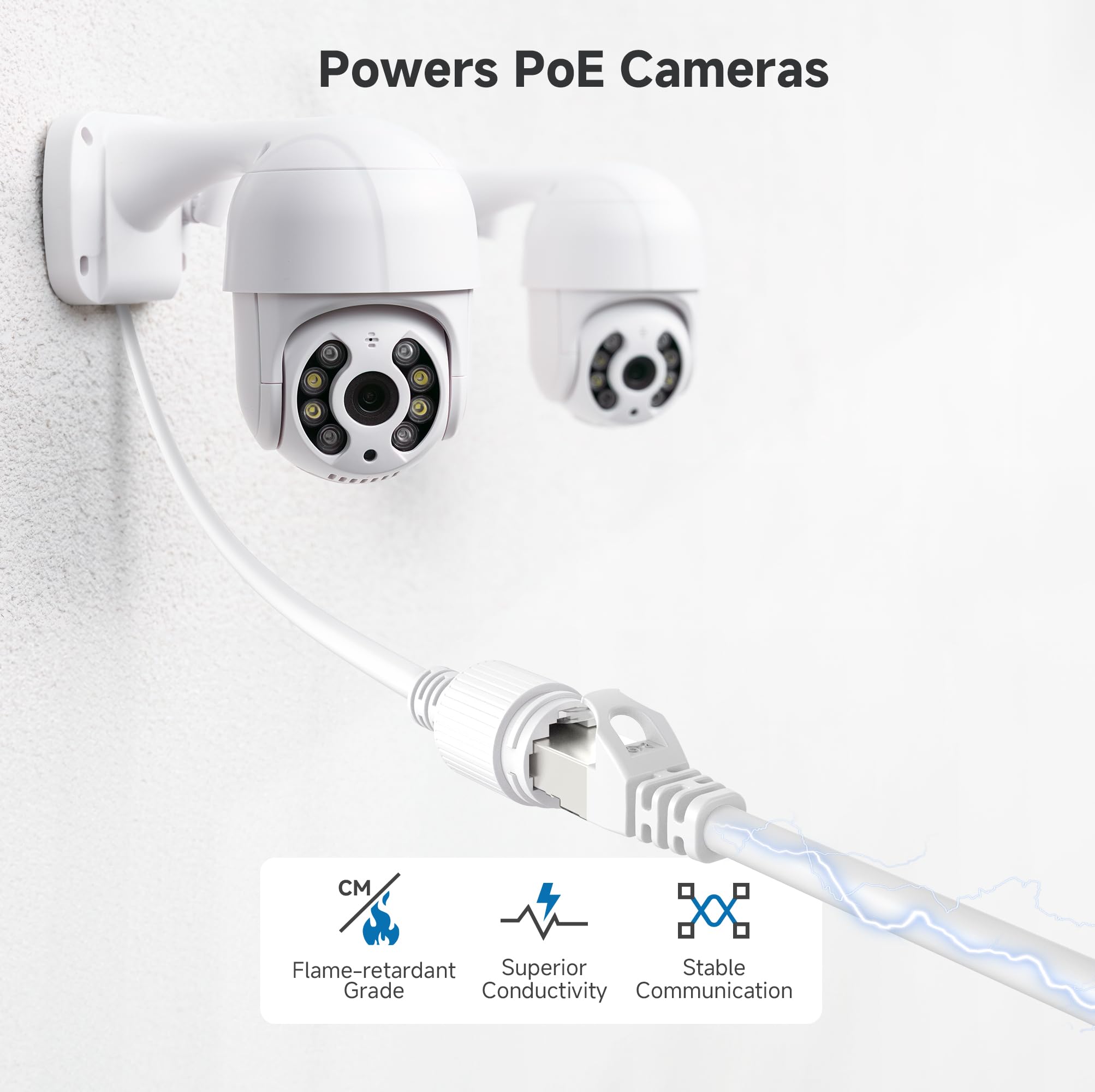 Foto 7 pulgar | Cable Ethernet Matters Cat 6a 10 Gbps 30 M, Color Blanco - Venta Internacional.
