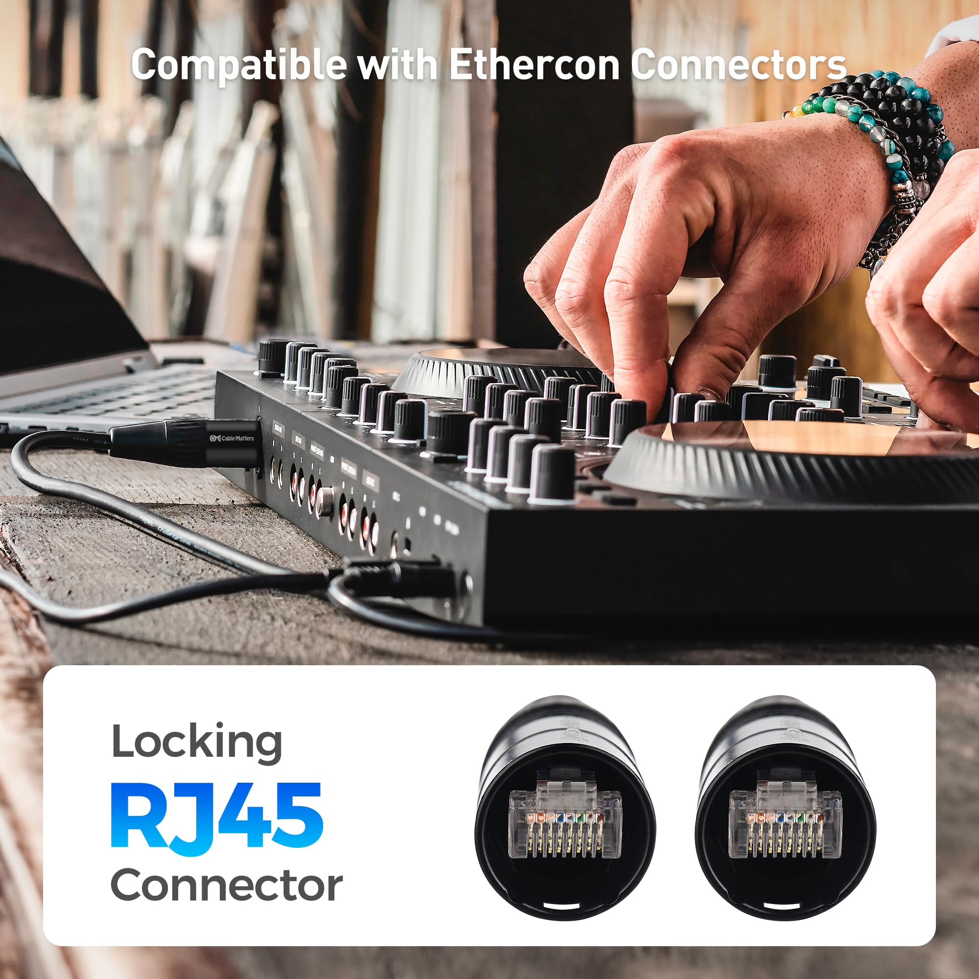 Foto 2 | Cable Ethernet Matters, Cat6 Blindado, 15 M, Ethercon Rj45 - Venta Internacional.