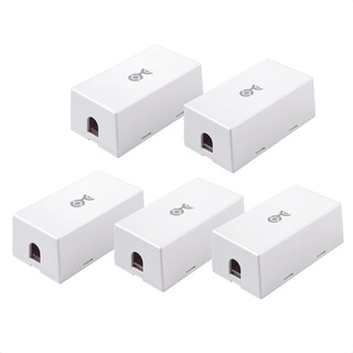 Foto 1 | Caja De Conexiones Cable Matters Cat 6 Splice, Color Blanco, Paquete De 5 - Venta Internacional.