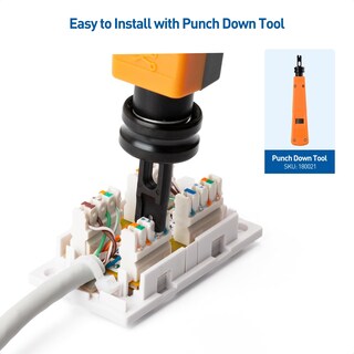 Foto 5 | Caja De Conexiones Cable Matters Cat 6 Splice, Color Blanco, Paquete De 5 - Venta Internacional.