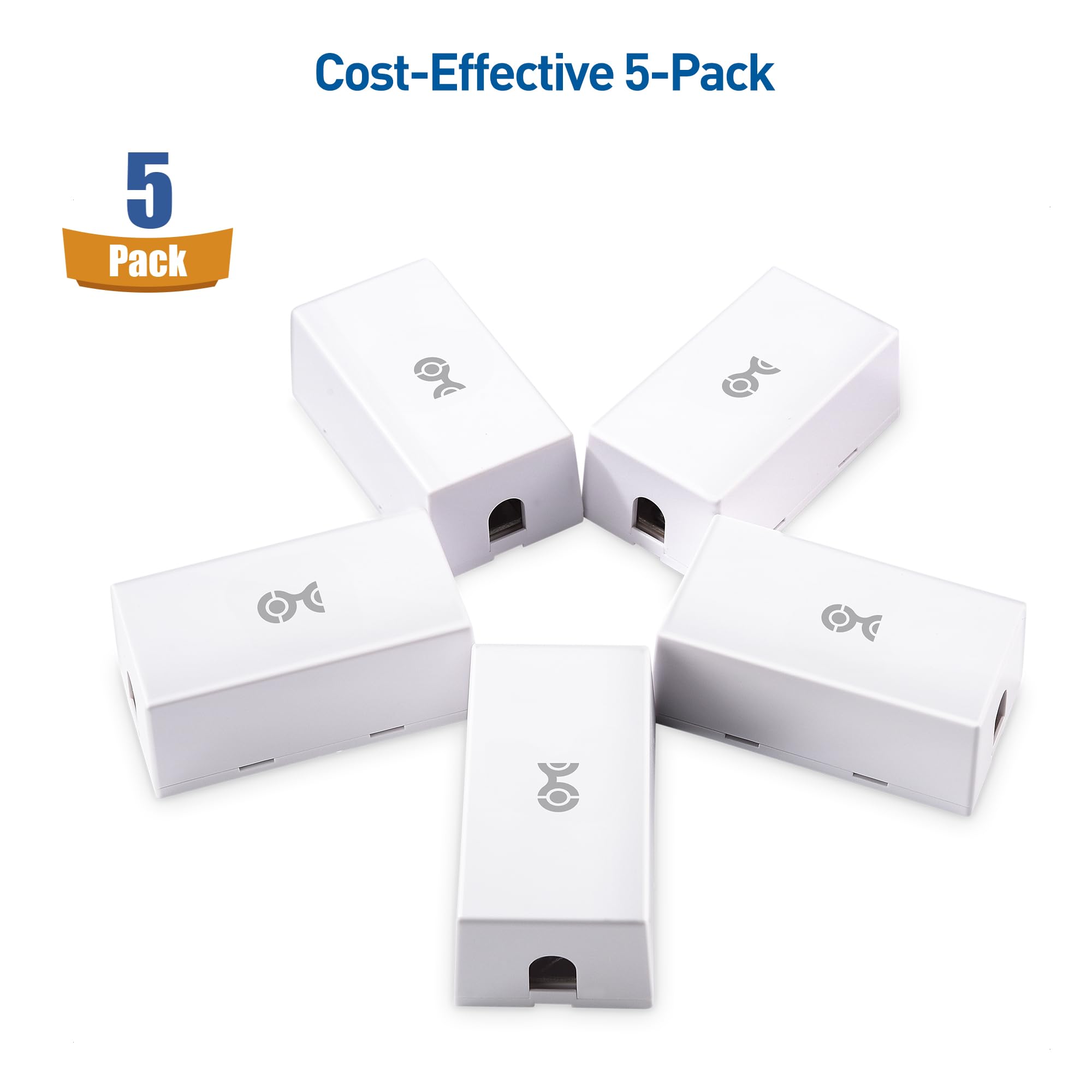 Foto 7 | Caja De Conexiones Cable Matters Cat 6 Splice, Color Blanco, Paquete De 5 - Venta Internacional.