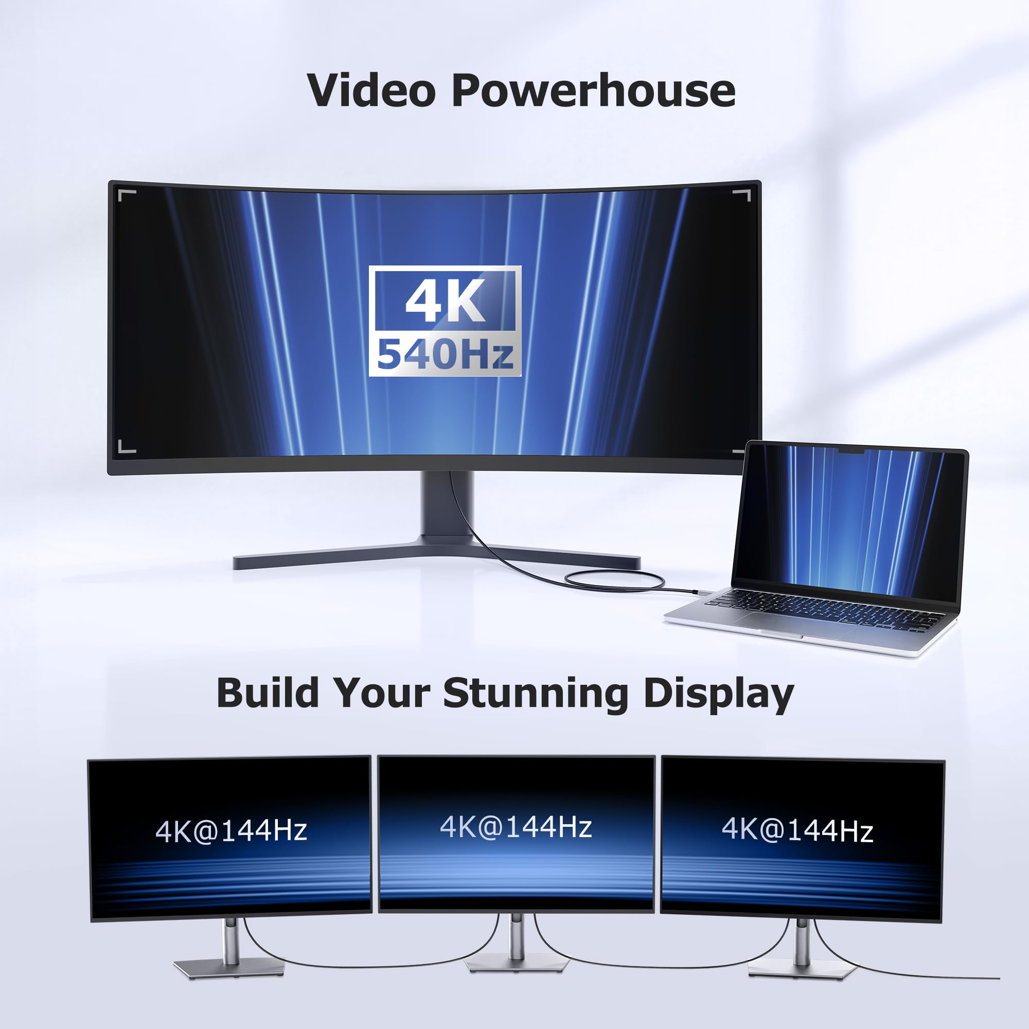 Foto 5 pulgar | Cable Thunderbolt 5 Matters, 80 Gbps, 1 M, Negro, Intel Cert - Venta Internacional.