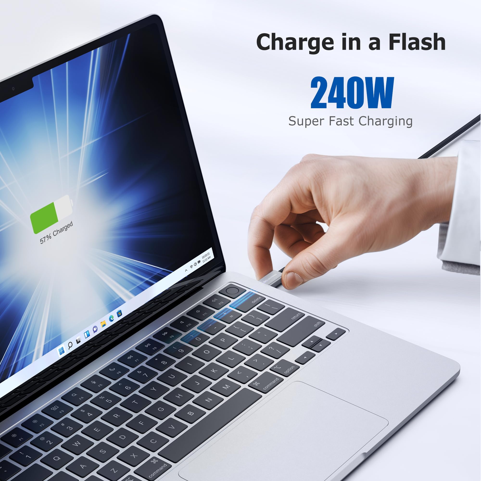 Foto 6 pulgar | Cable Thunderbolt 5 Matters, 80 Gbps, 1 M, Negro, Intel Cert - Venta Internacional.