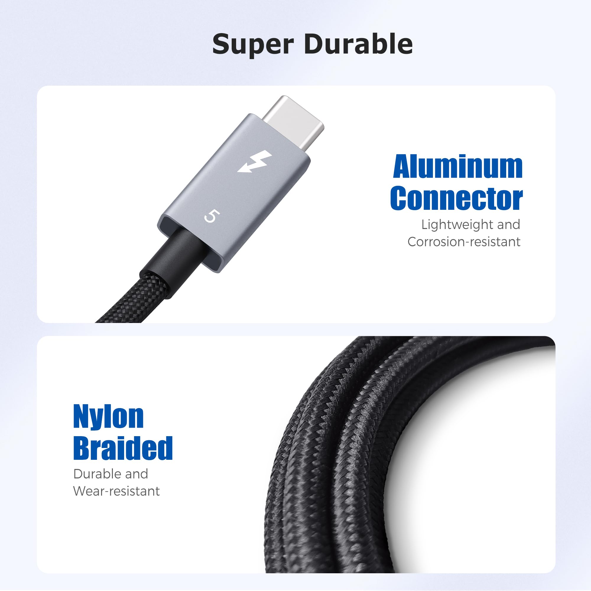 Foto 8 pulgar | Cable Thunderbolt 5 Matters, 80 Gbps, 1 M, Negro, Intel Cert - Venta Internacional.