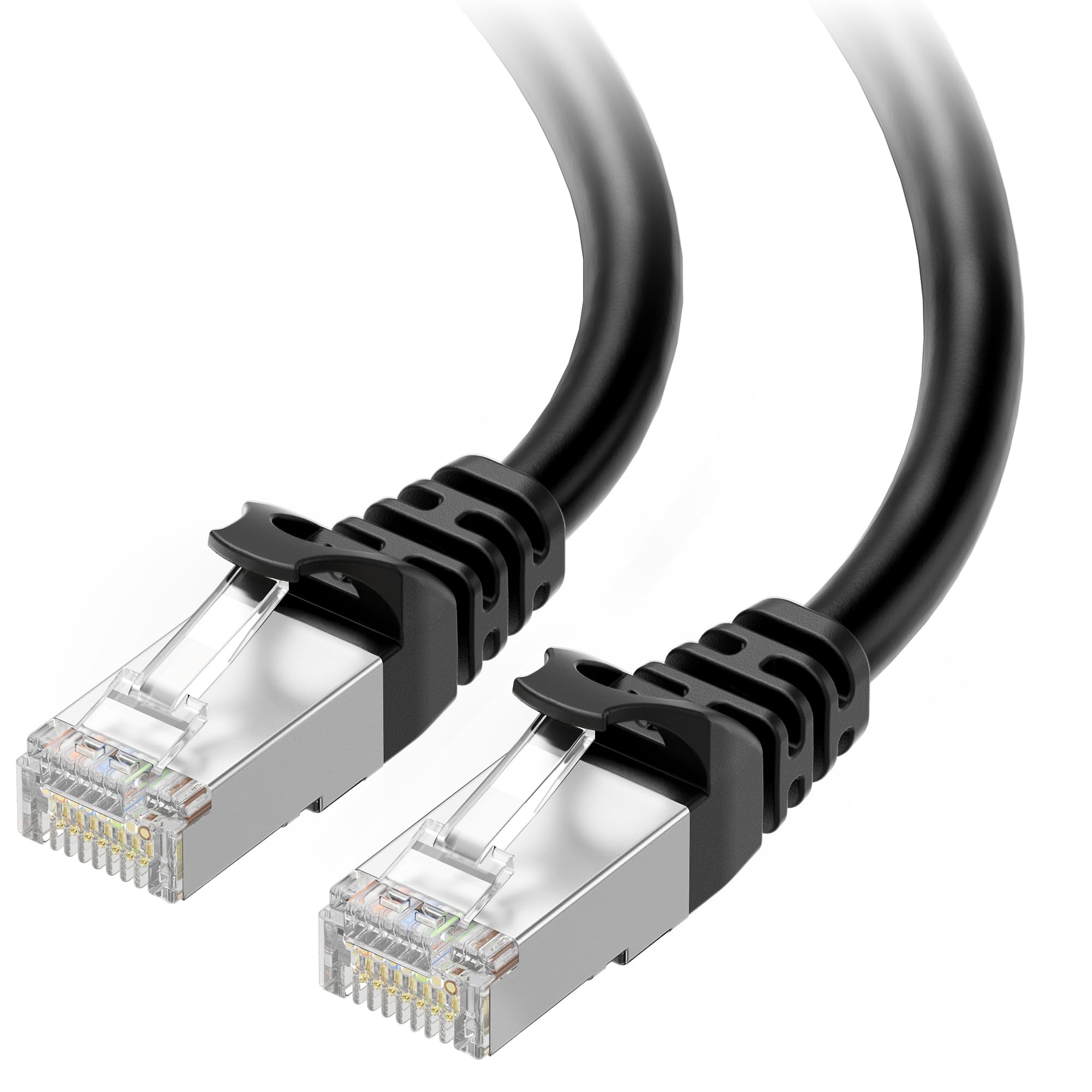 Foto 2 pulgar | Cable Ethernet Matters Cat 6a, 10 Gbps, 60 M, Blindado, Negro - Venta Internacional.