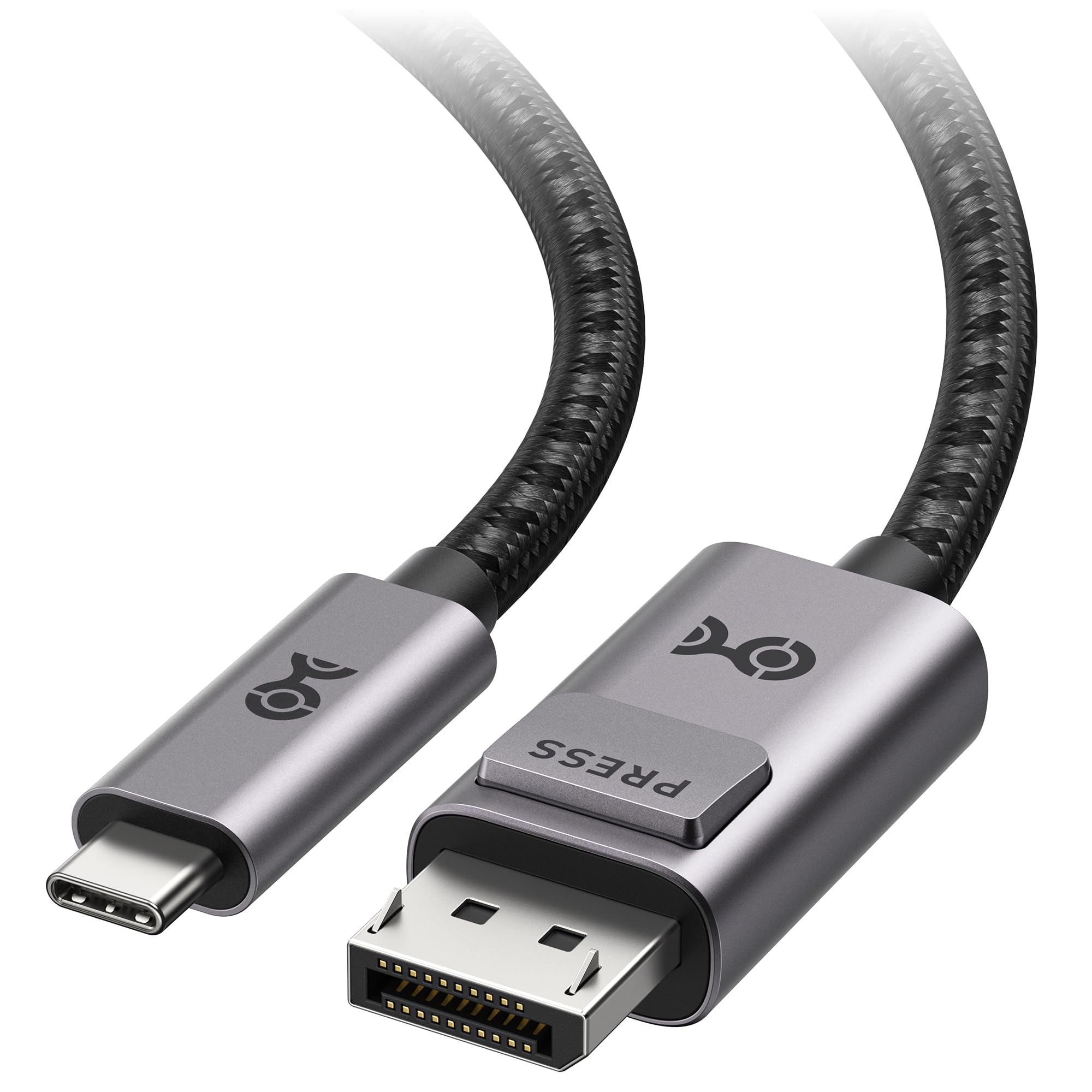 Foto 2 pulgar | Cable Usb C A Displayport 1.4 Matters, 2 M, Gris - Venta Internacional.