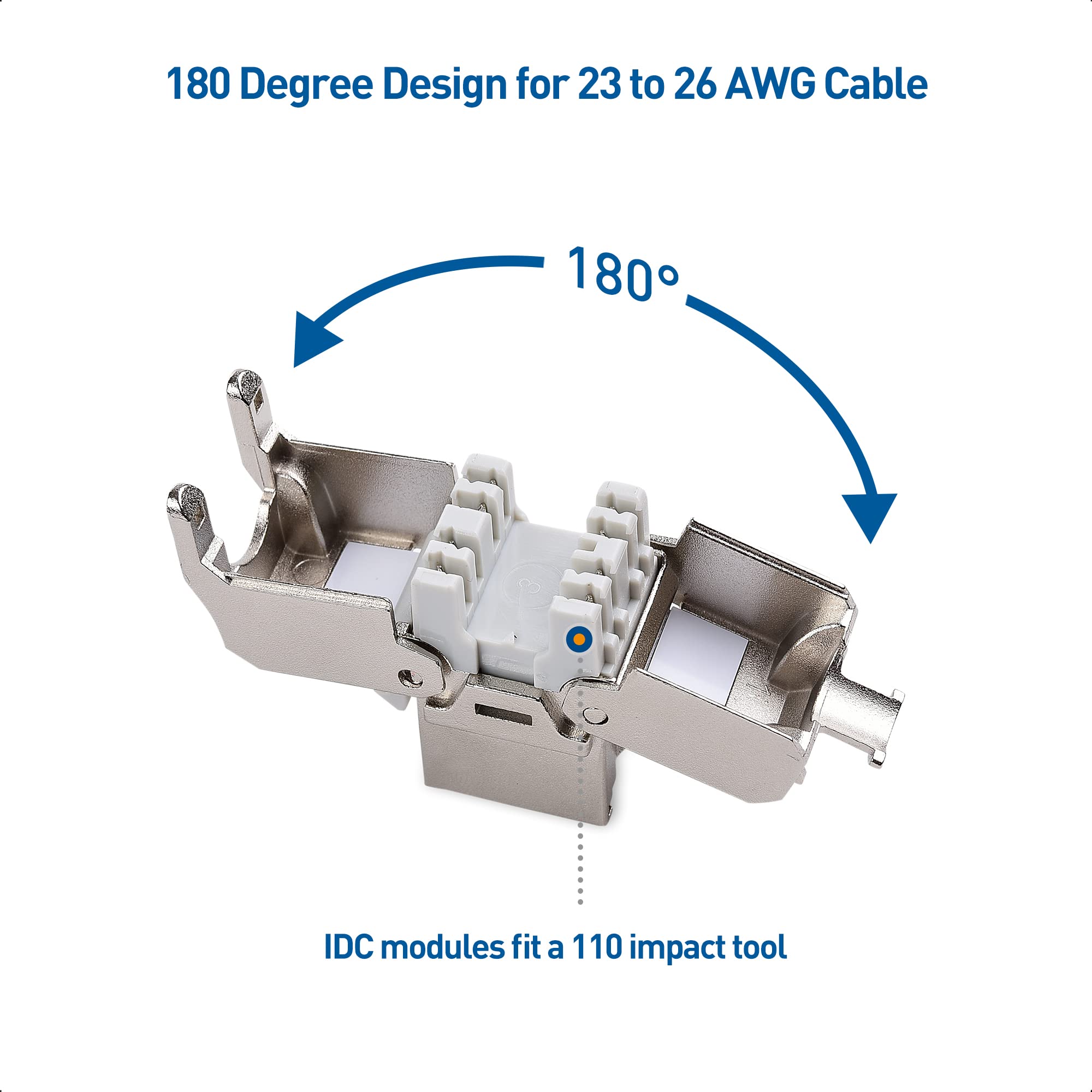 Foto 4 pulgar | Keystone Jack Cable Matters, Certificado Ul, 10 Gbps, Cat6a/cat6, Paquete De 12 - Venta Internacional.