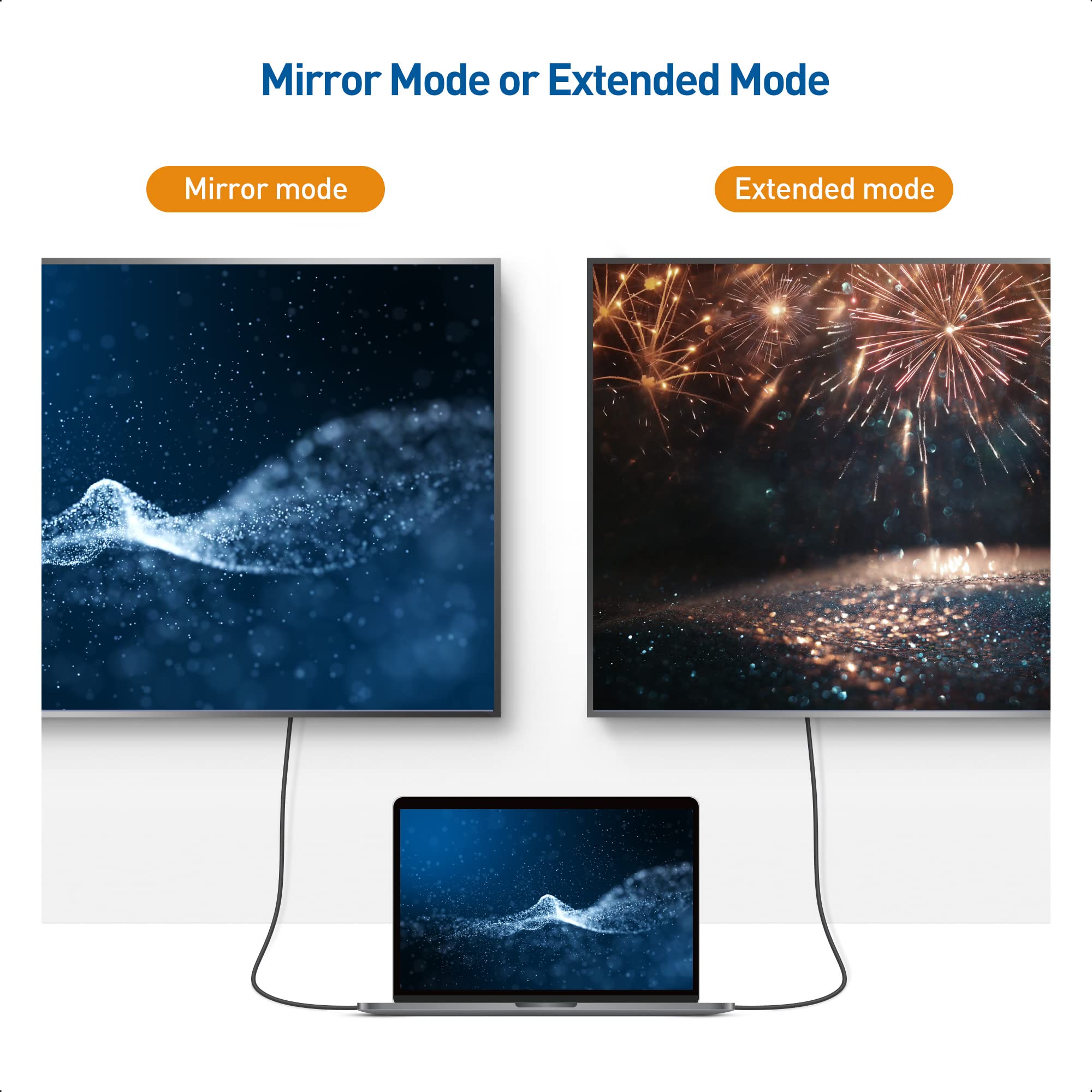 Foto 5 | Adaptador Cable Matters De Mini Displayport A Displayport 1.4 De 8k, Paquete De 2 Unidades - Venta Internacional.