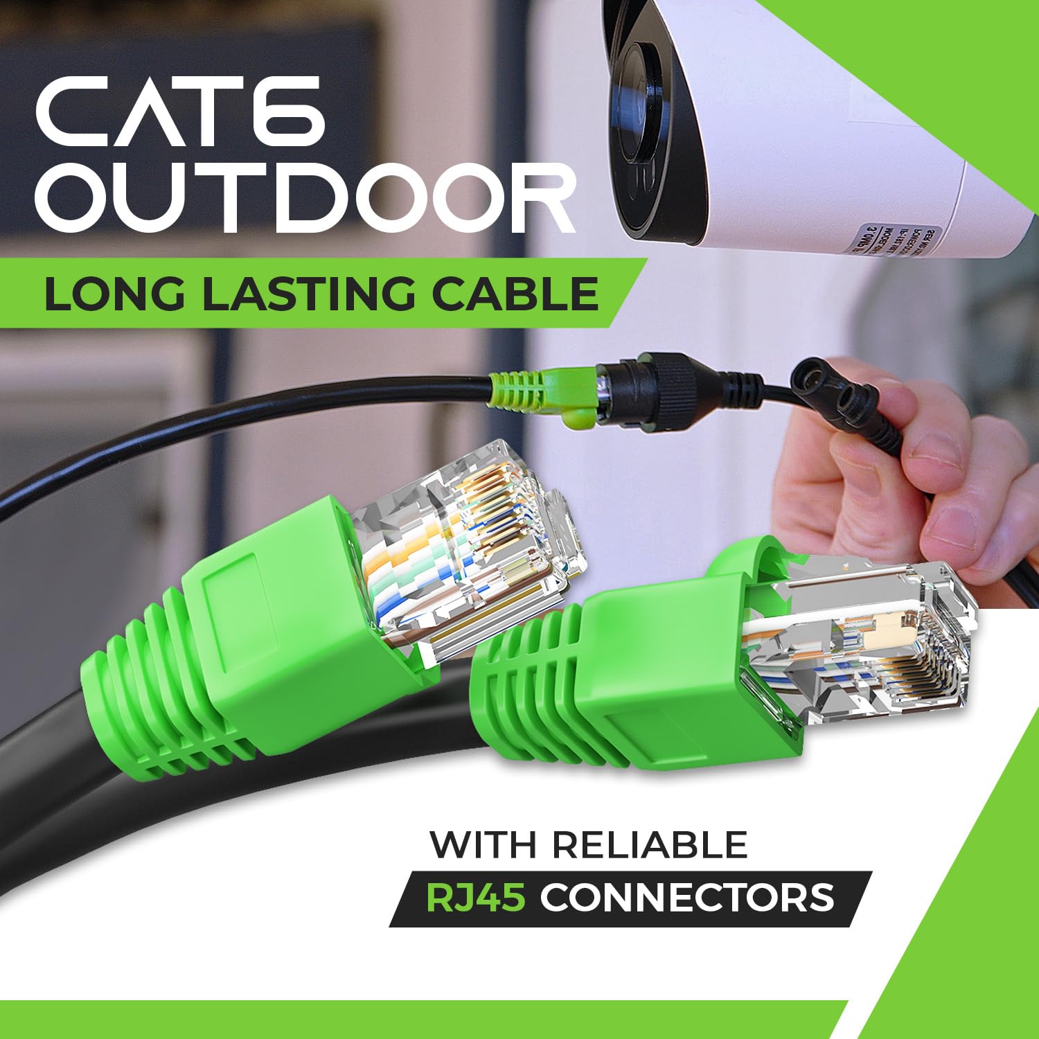 Foto 3 | Cable De Conexión Ethernet Gearit Rj45 Cat-6, 10 Gbps, 500 Pies, Negro - Venta Internacional.