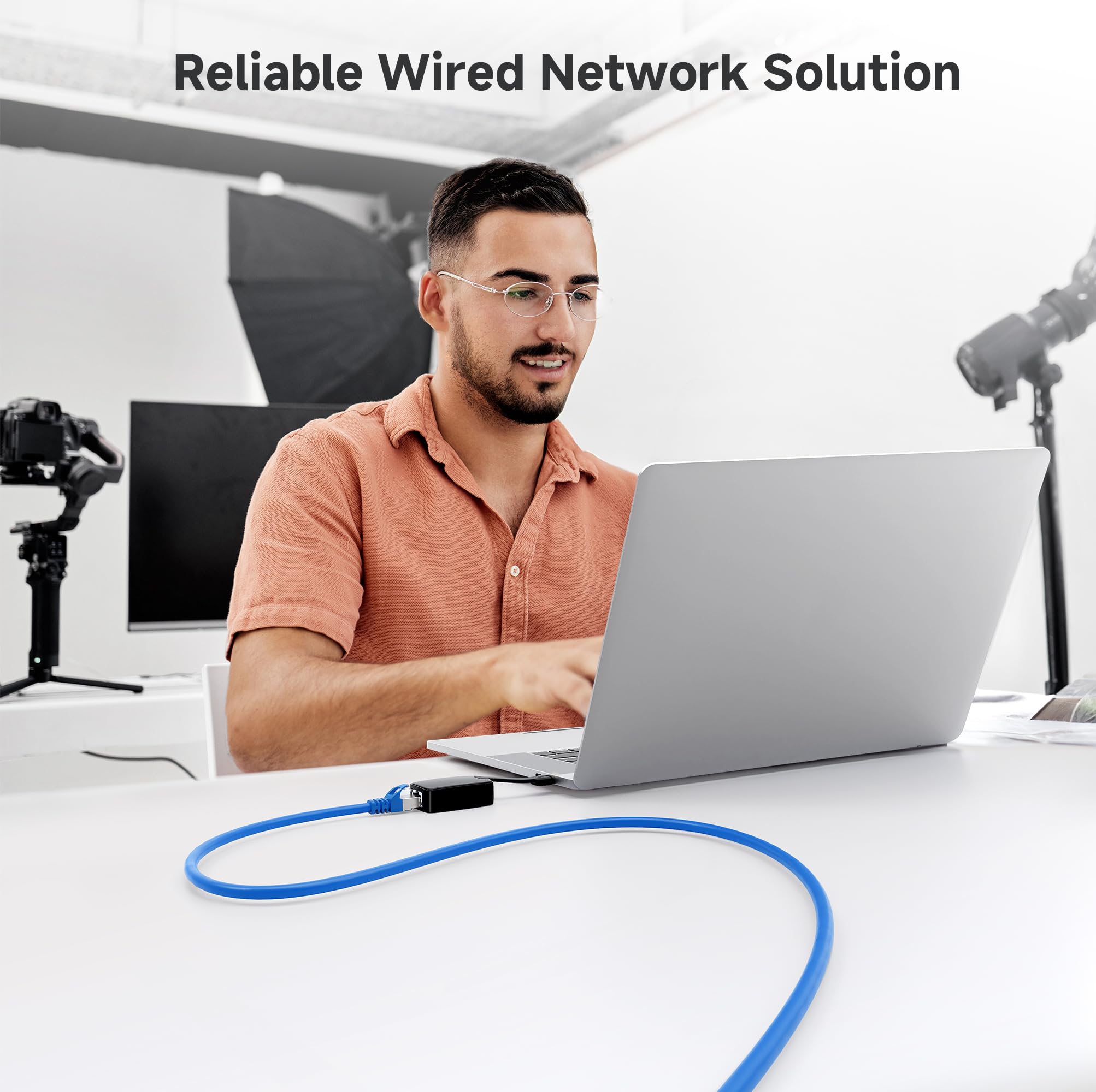 Foto 6 | Cable Ethernet Matters Cat 6a De 10 Gbps, 3 Pies, Azul, Paquete De 5 - Venta Internacional.