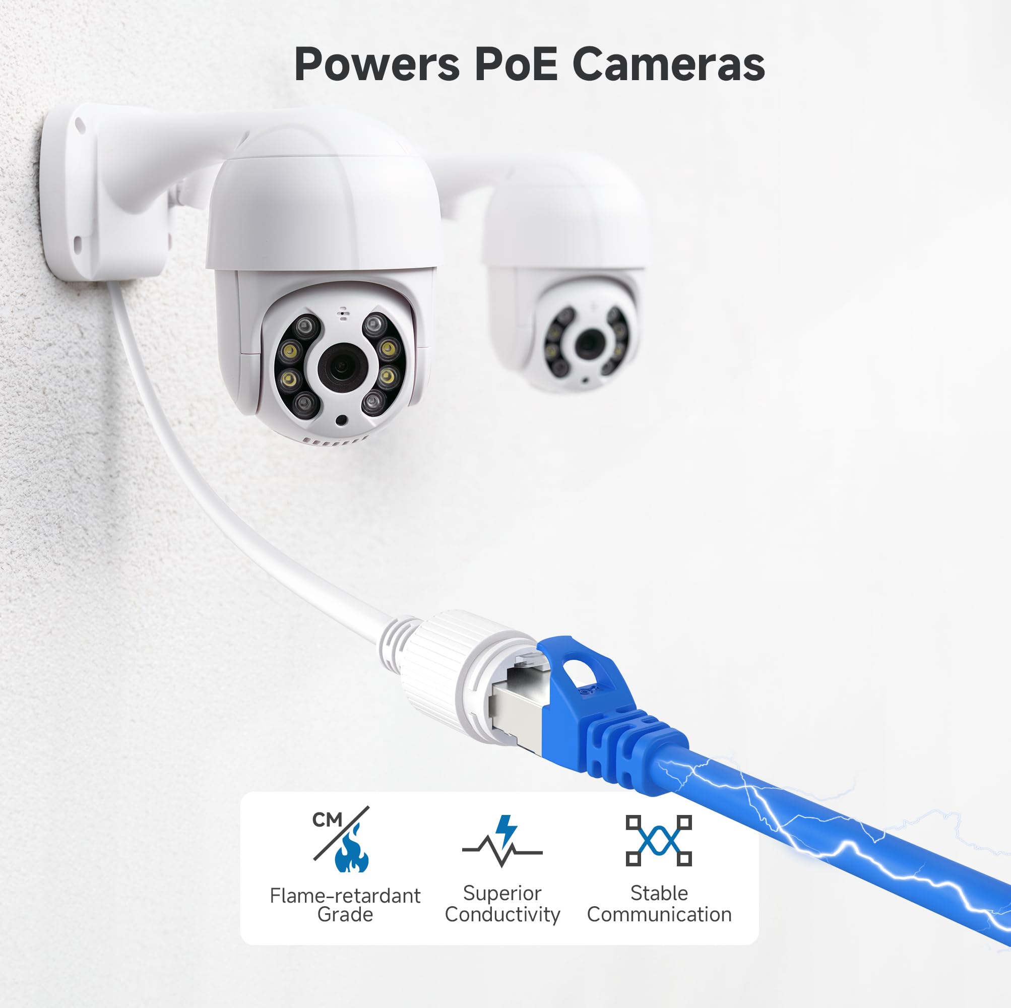 Foto 8 pulgar | Cable Ethernet Matters Cat 6a De 10 Gbps, 3 Pies, Azul, Paquete De 5 - Venta Internacional.