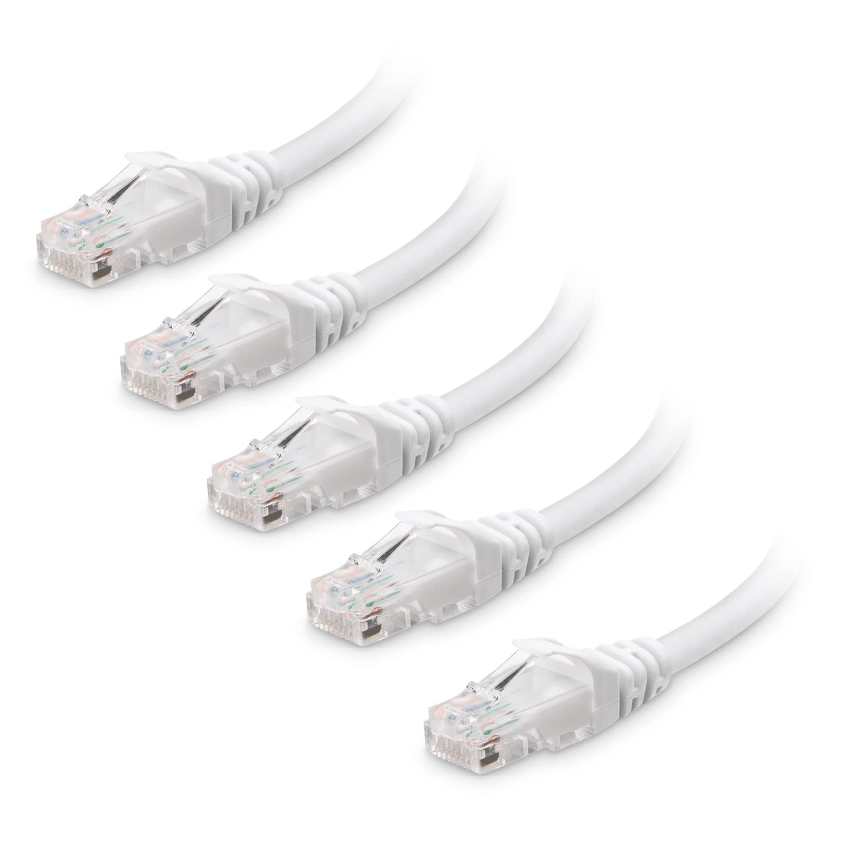 Foto 1 | Cable Ethernet Matters Cat 6 De 10 Gbps, Paquete De 5, 1,5 M, Color Blanco - Venta Internacional.