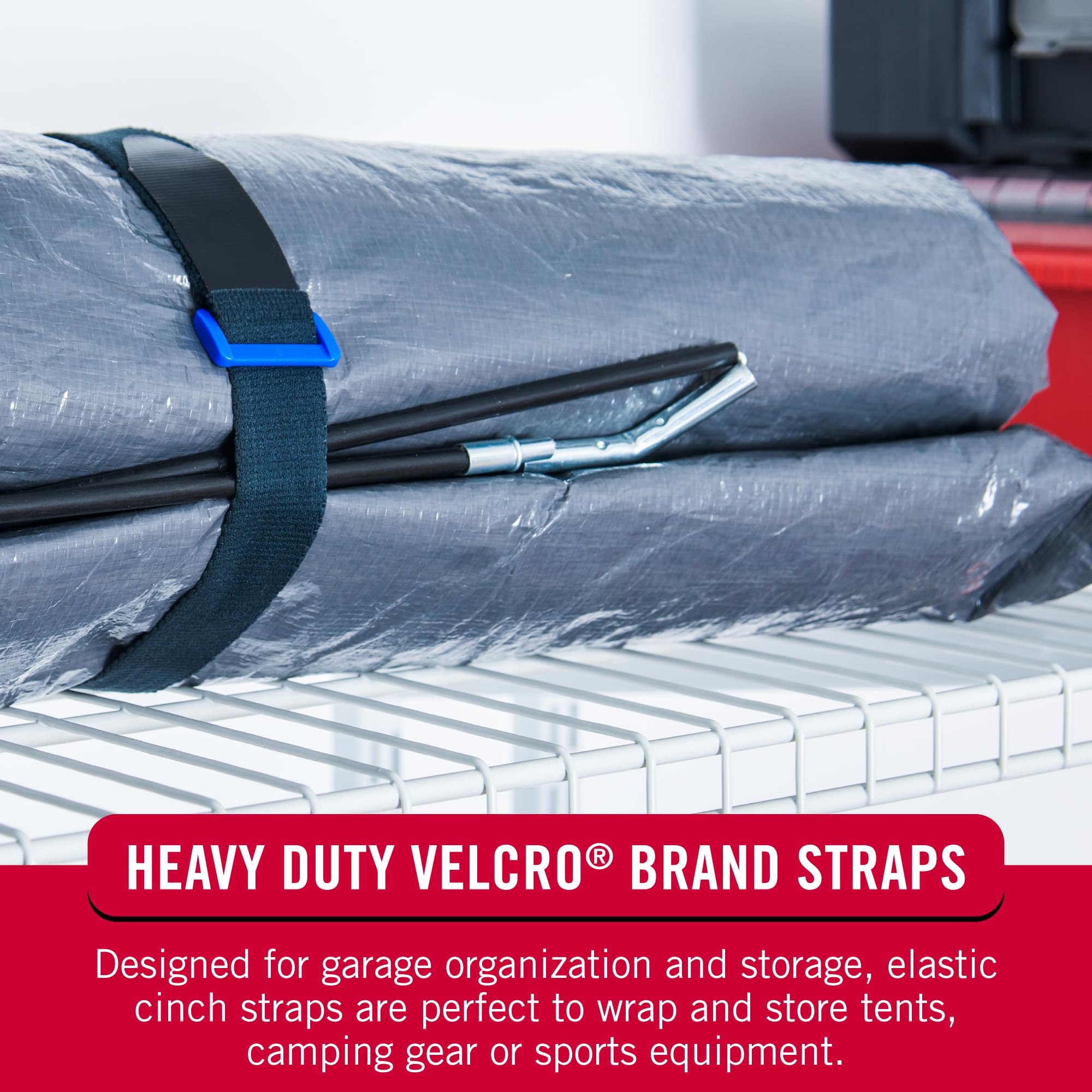 Foto 6 | Cinchas Elásticas Velcro Brand Vel-30794-ams, 6 Unidades, Negras - Venta Internacional.