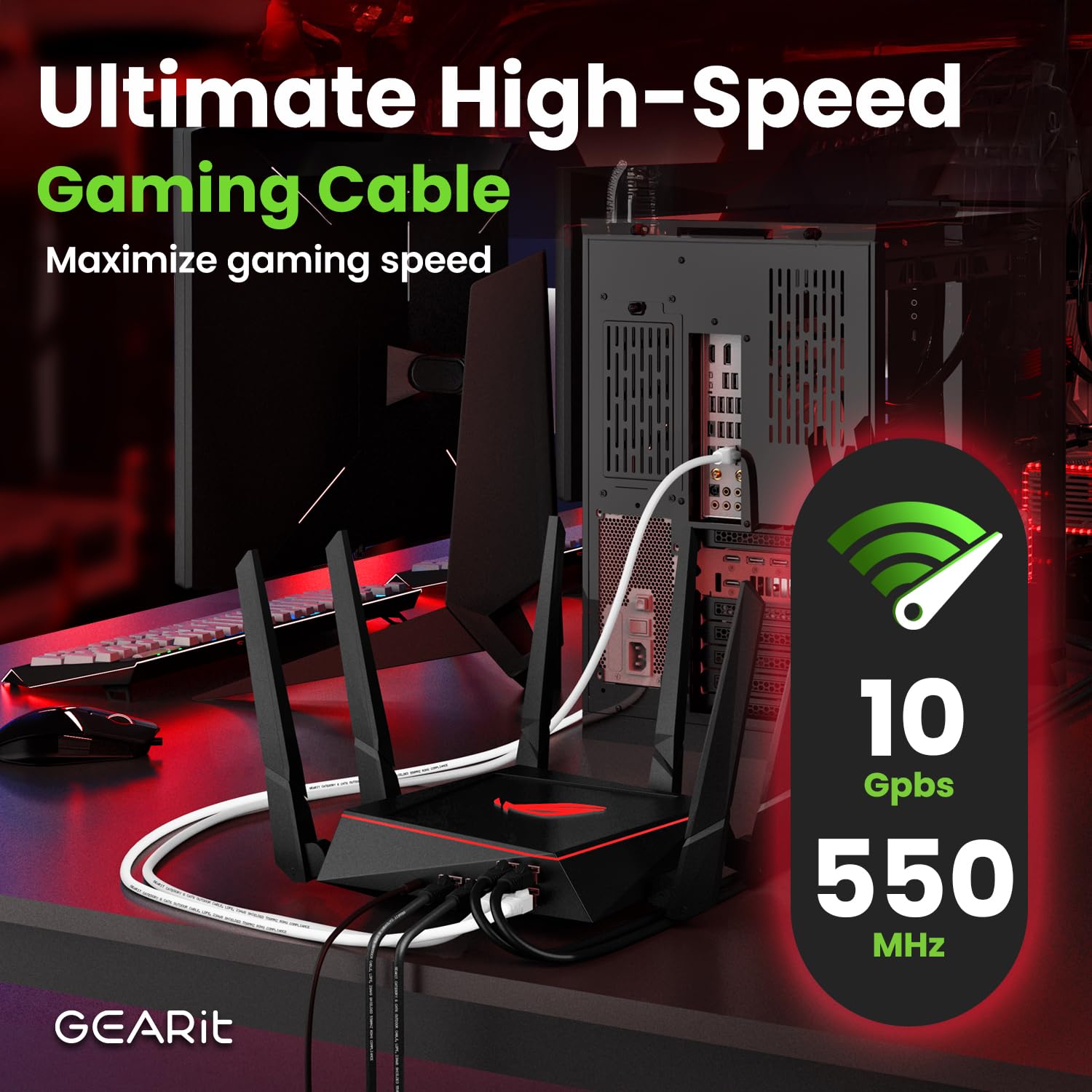 Foto 8 pulgar | Cable Ethernet Gearit Cat6 Outdoor, 150 Pies, 23 Awg, Cobre Puro - Venta Internacional.