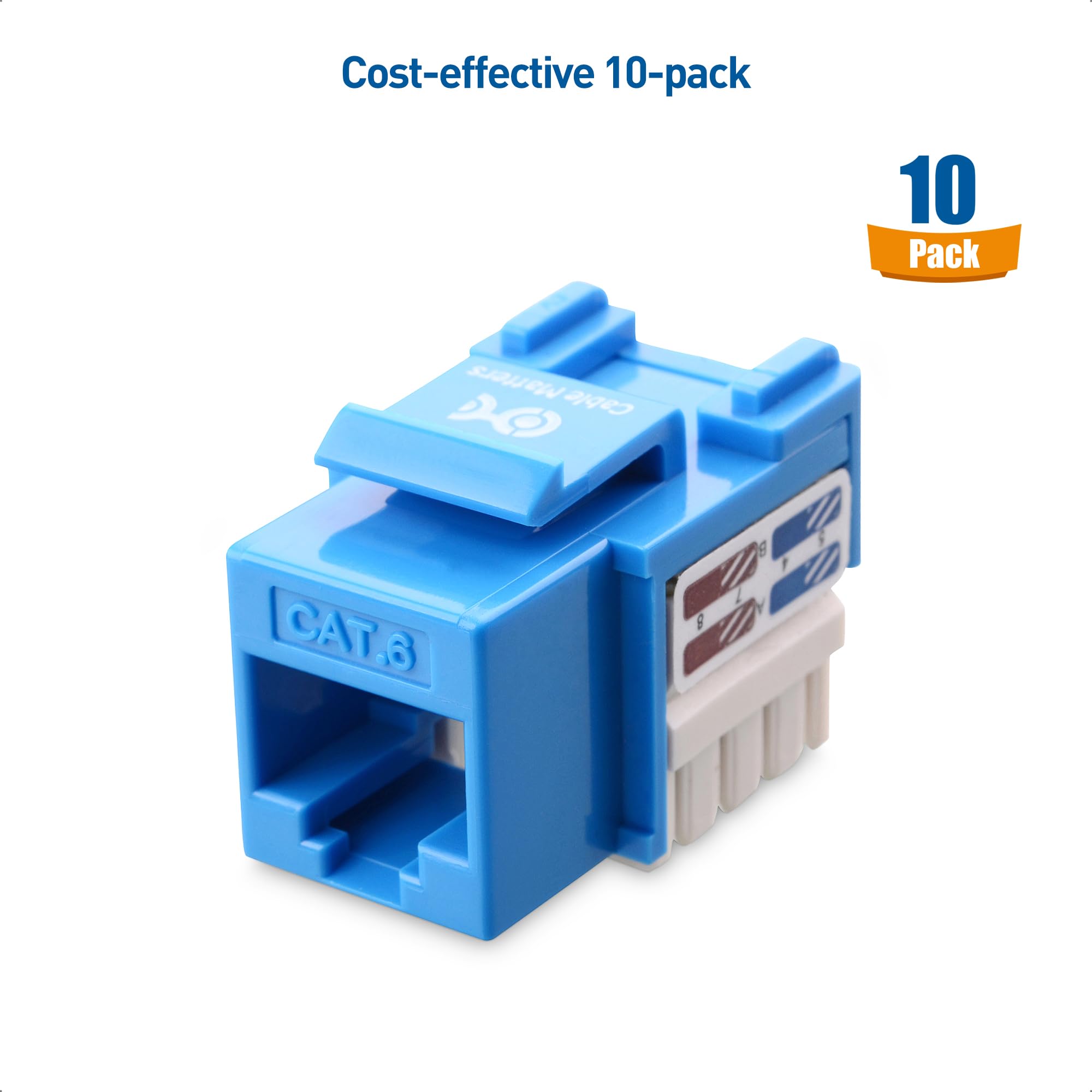 Foto 8 pulgar | Keystone Jack Cable Matters Cat6, Paquete De 10 Unidades, Con Certificación Ul, Azul - Venta Internacional.