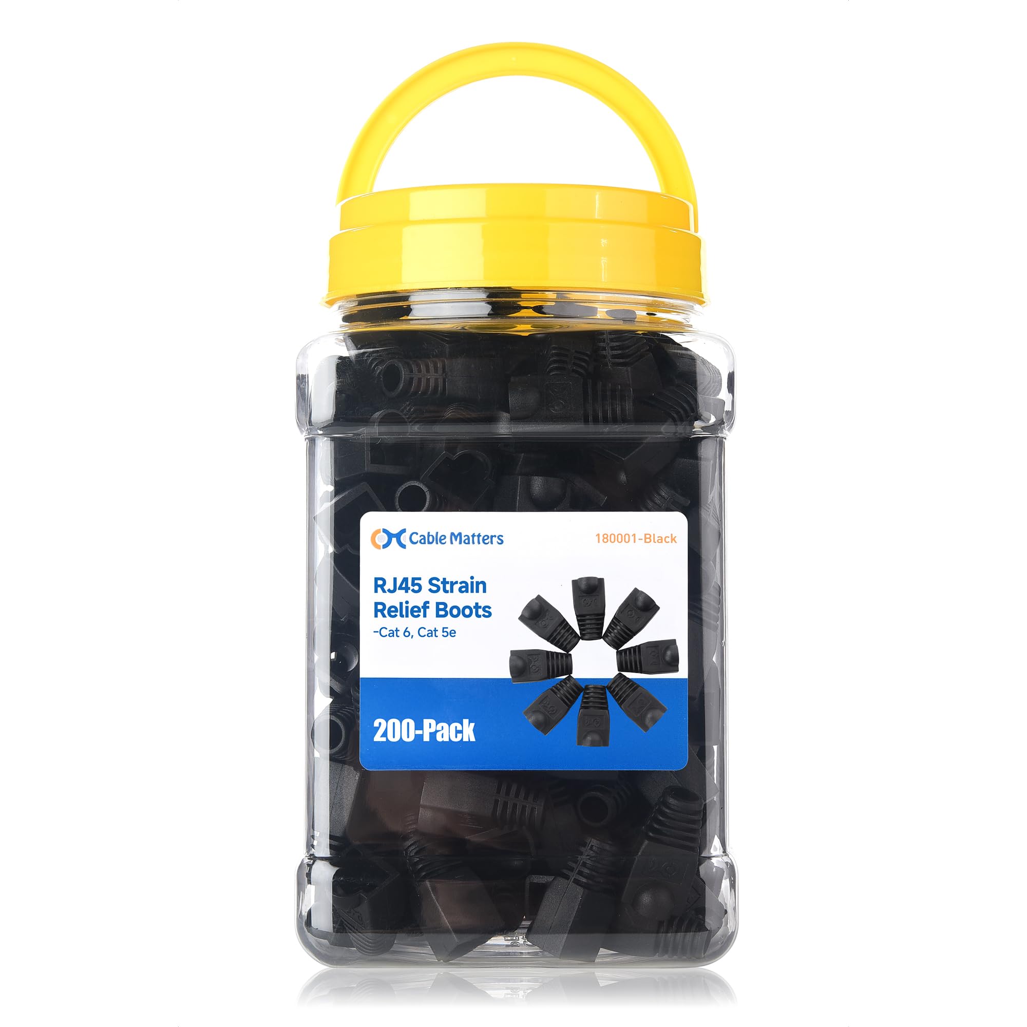 Foto 2 pulgar | Ethernet Strain Relief Boots Cable Matters Cat6/cat5e, Paquete De 200 - Venta Internacional.