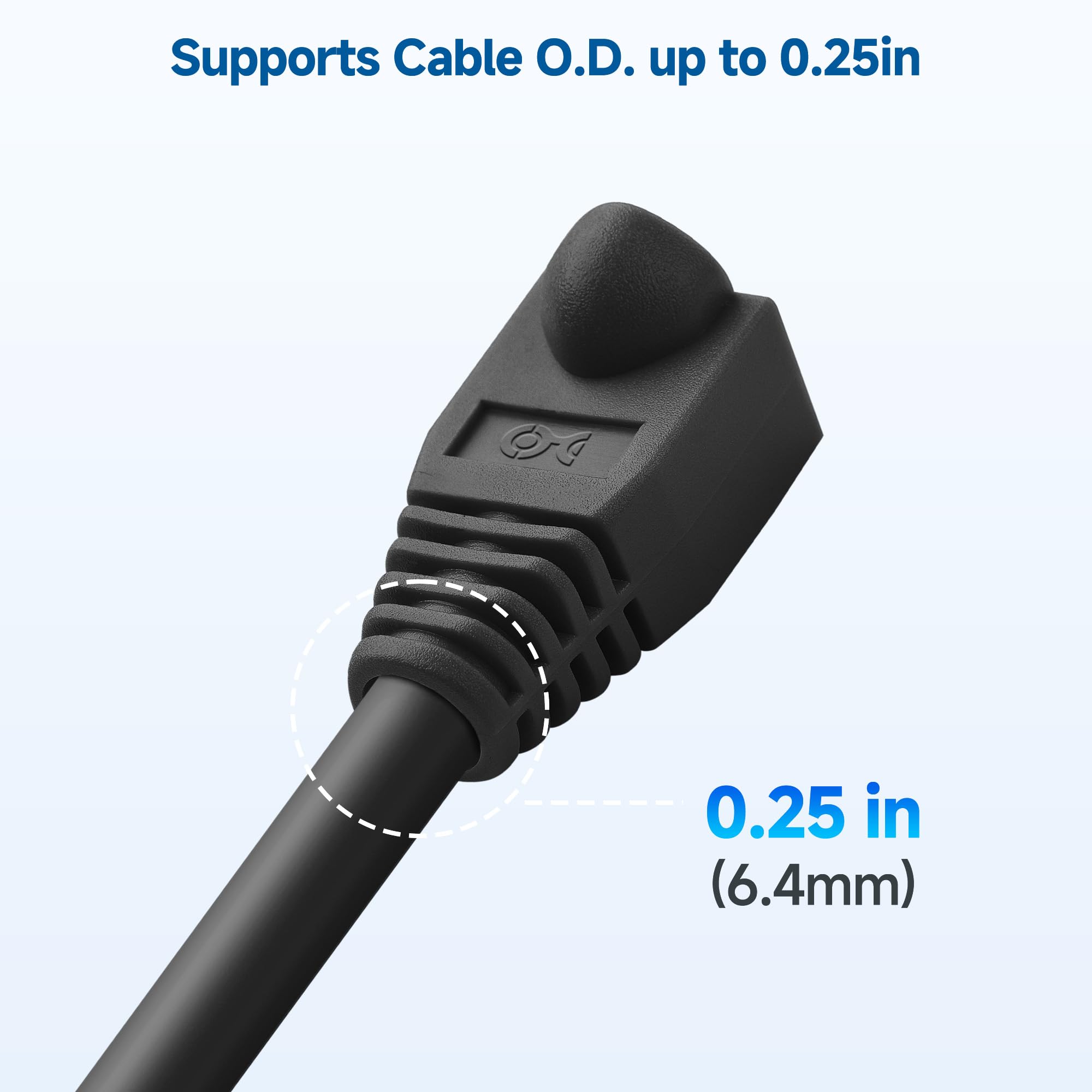 Foto 4 pulgar | Ethernet Strain Relief Boots Cable Matters Cat6/cat5e, Paquete De 200 - Venta Internacional.