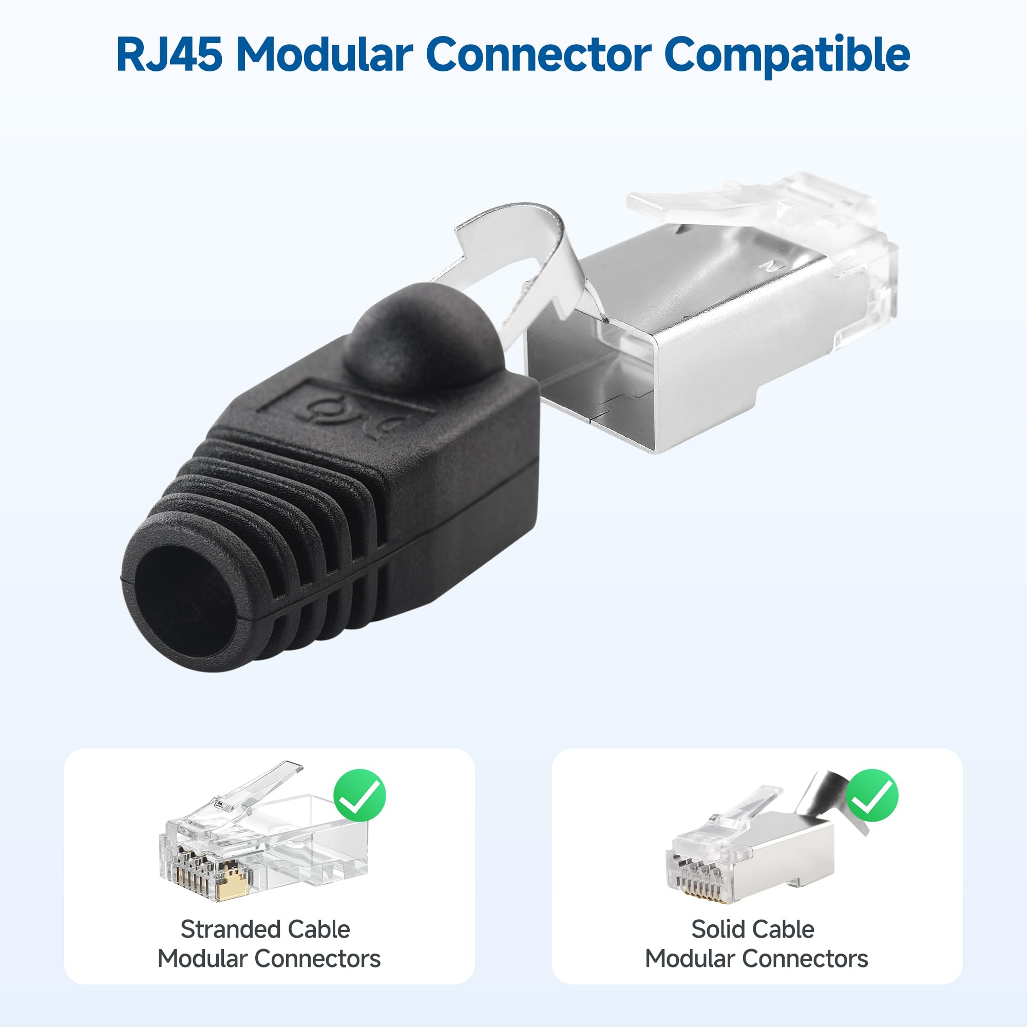Foto 5 pulgar | Ethernet Strain Relief Boots Cable Matters Cat6/cat5e, Paquete De 200 - Venta Internacional.