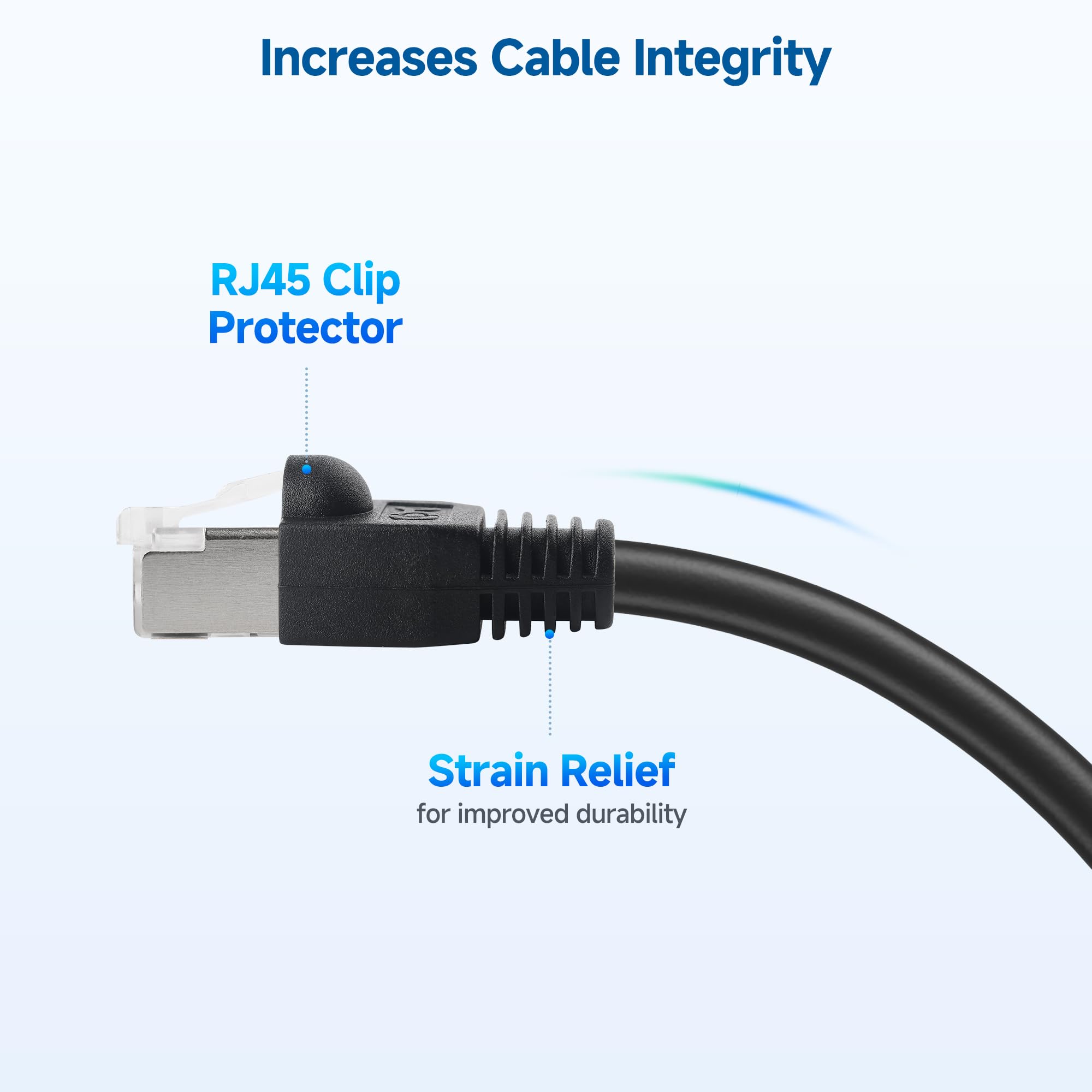 Foto 6 pulgar | Ethernet Strain Relief Boots Cable Matters Cat6/cat5e, Paquete De 200 - Venta Internacional.