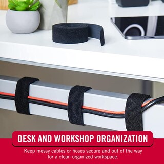 Foto 4 | Correas De La Marca Velcro, Resistentes, Cortadas A Una Longitud De 45 M X 2 Cm, Blancas - Venta Internacional.