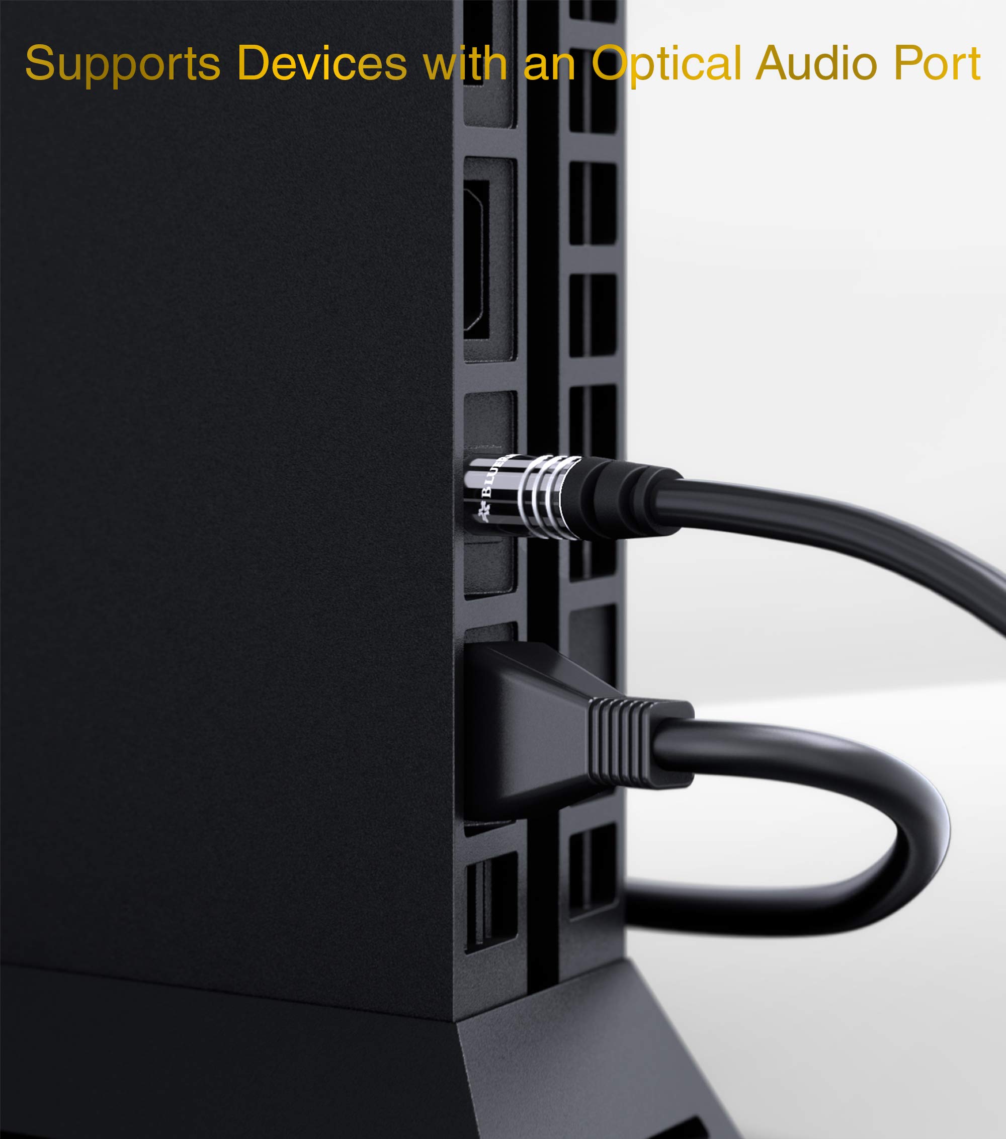 Foto 5 pulgar | Cable Toslink De Audio Óptico Digital Bluerigger De 25 M - Venta Internacional.