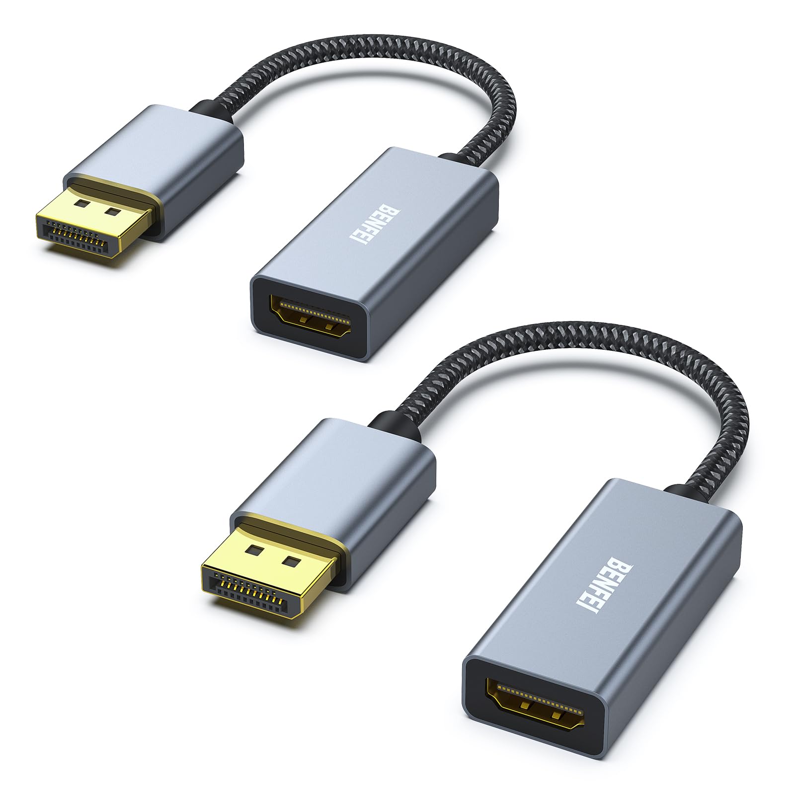 Foto 2 pulgar | Cable Adaptador Displayport A Hdmi Benfei 4k 2k 60 Hz 1080p - Venta Internacional.