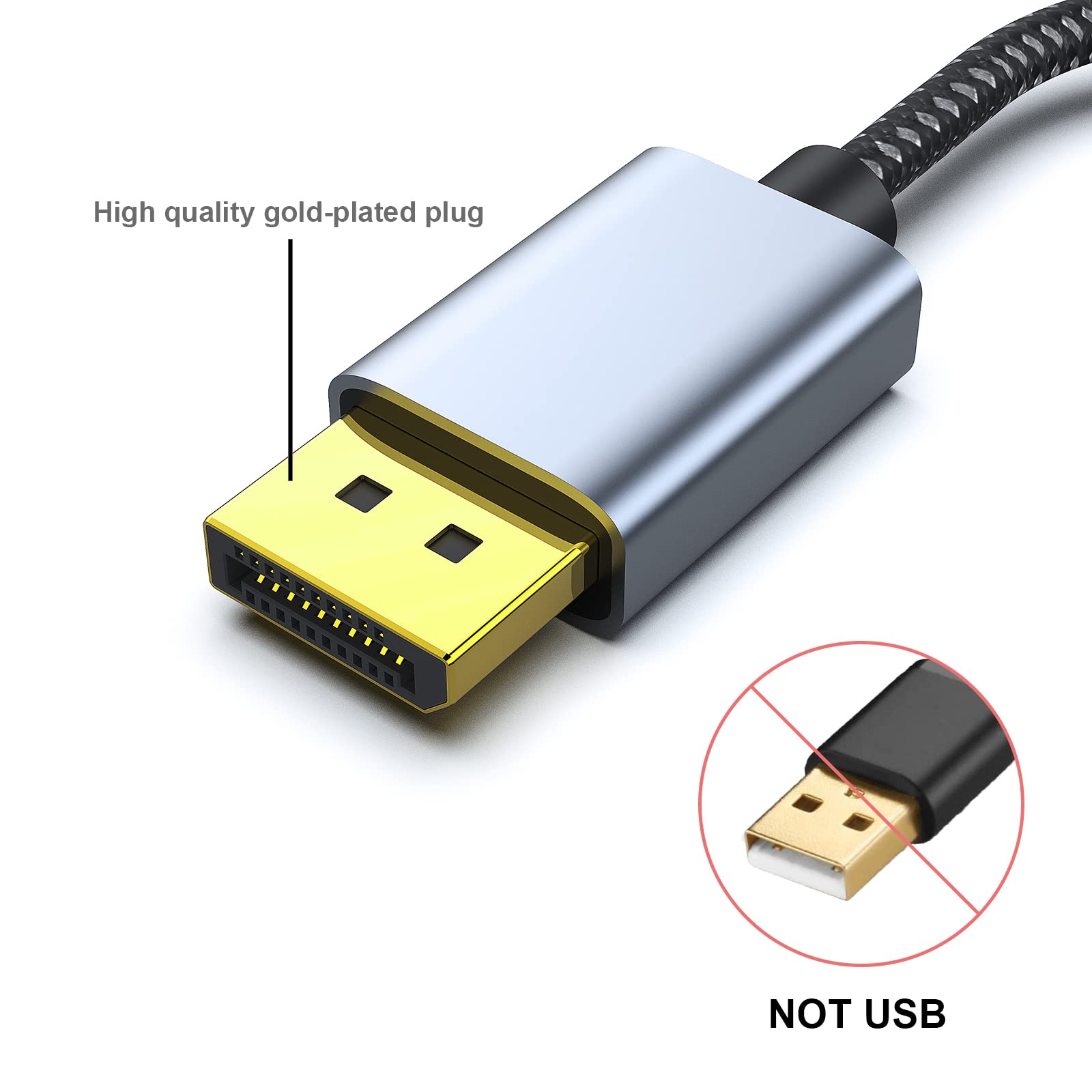 Foto 4 pulgar | Cable Adaptador Displayport A Hdmi Benfei 4k 2k 60 Hz 1080p - Venta Internacional.